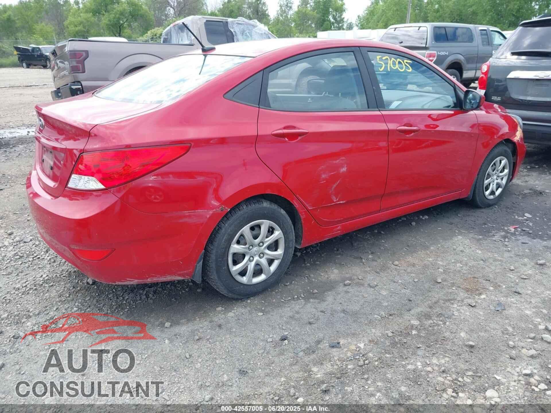 HYUNDAI ACCENT 2013 - KMHCT4AE8DU293260