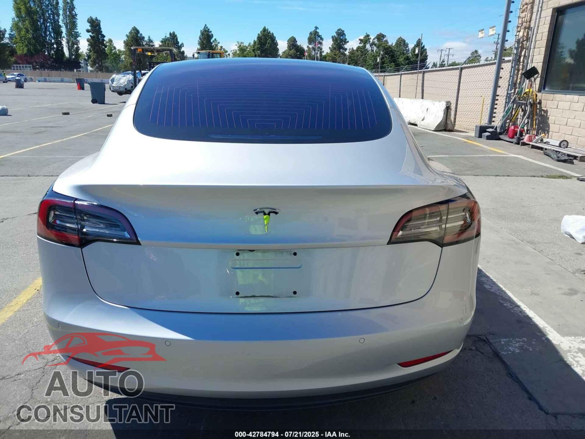 TESLA MODEL 3 2018 - 5YJ3E1EA4JF009647
