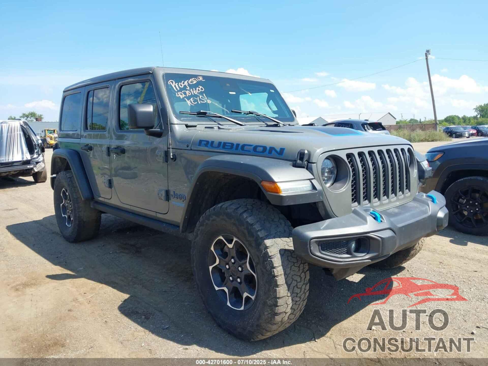 JEEP WRANGLER 4XE 2022 - 1C4JJXR69NW257809