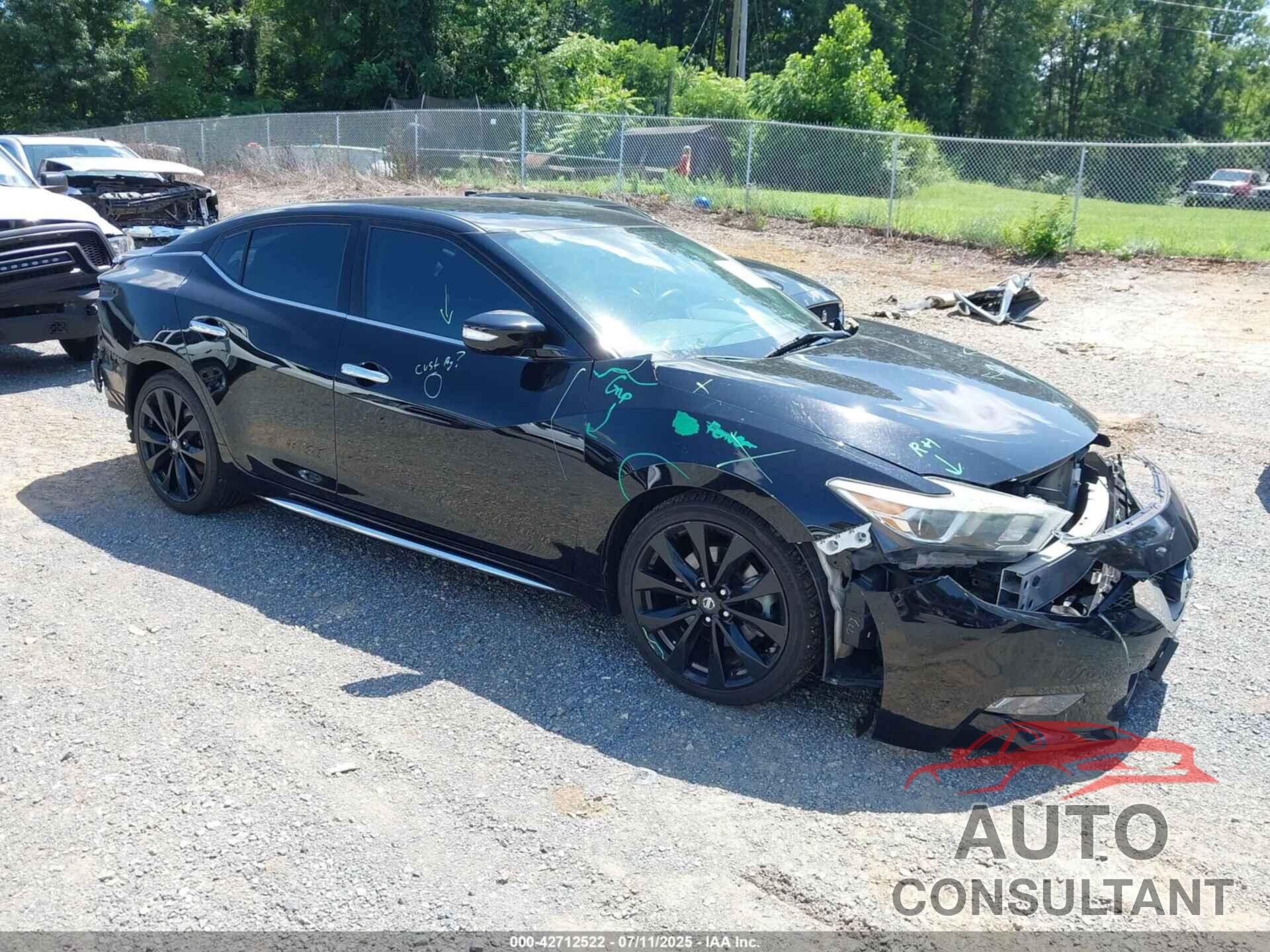 NISSAN MAXIMA 2017 - 1N4AA6AP3HC450693