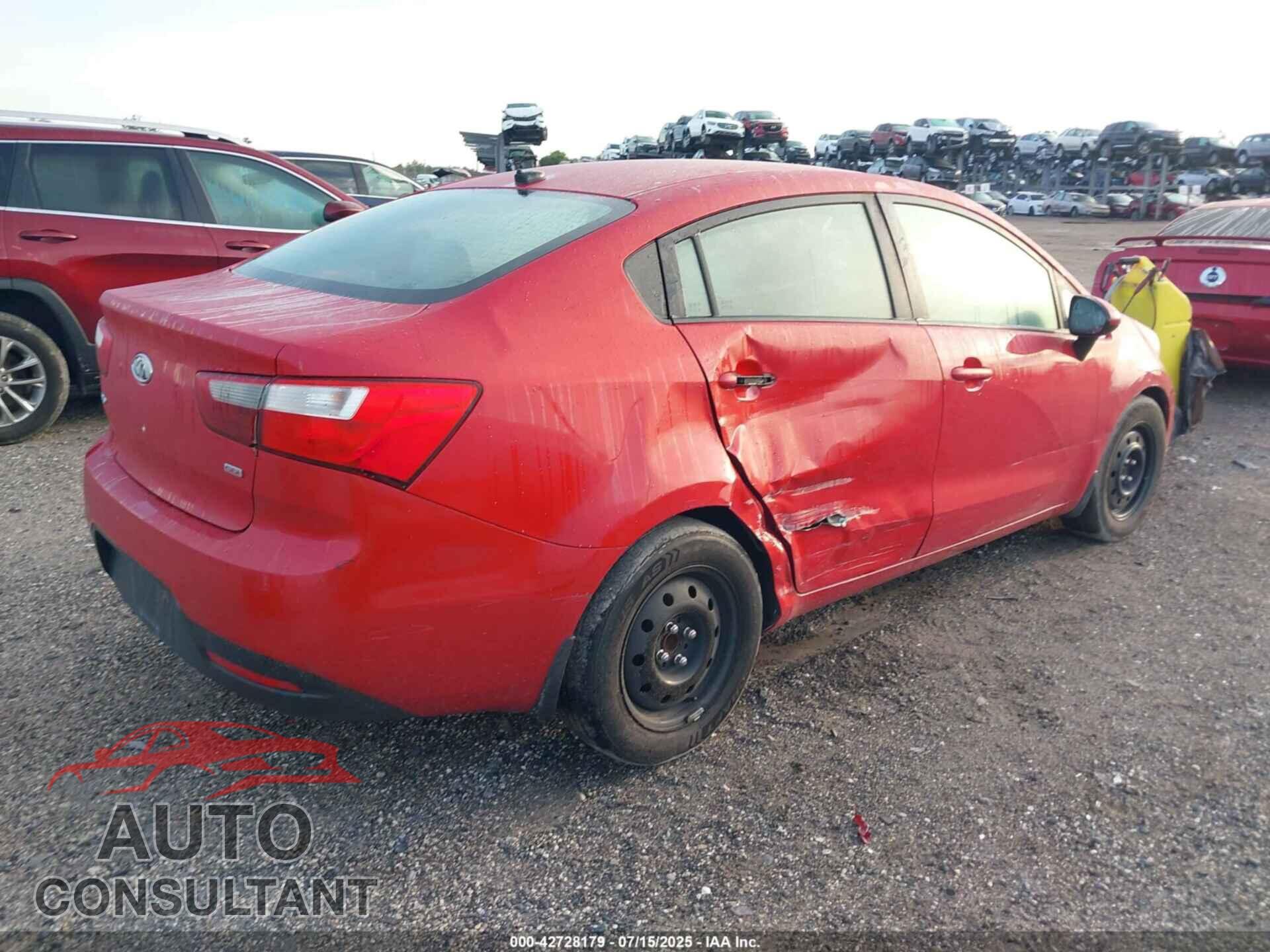 KIA RIO 2012 - KNADM4A31C6044657