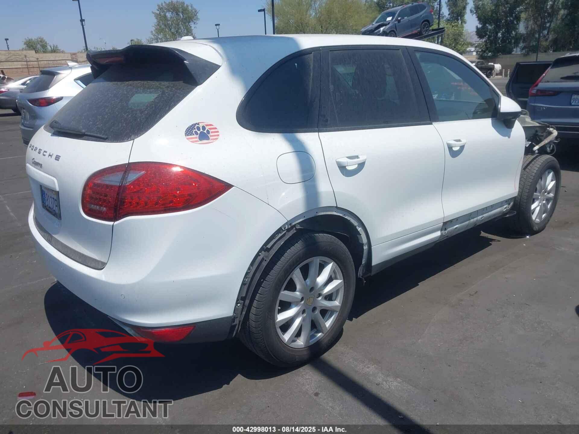 PORSCHE CAYENNE 2013 - WP1AA2A27DLA06216