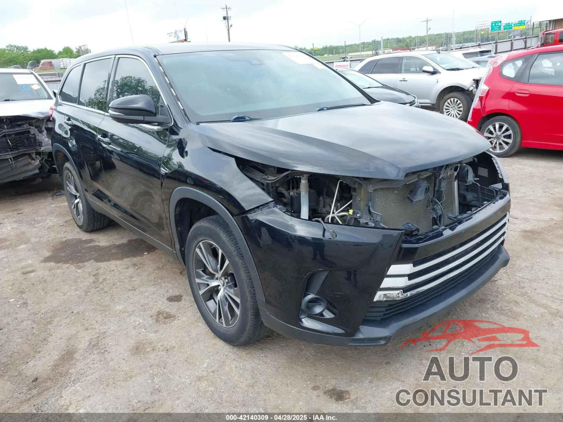 TOYOTA HIGHLANDER 2019 - 5TDZZRFH3KS313011