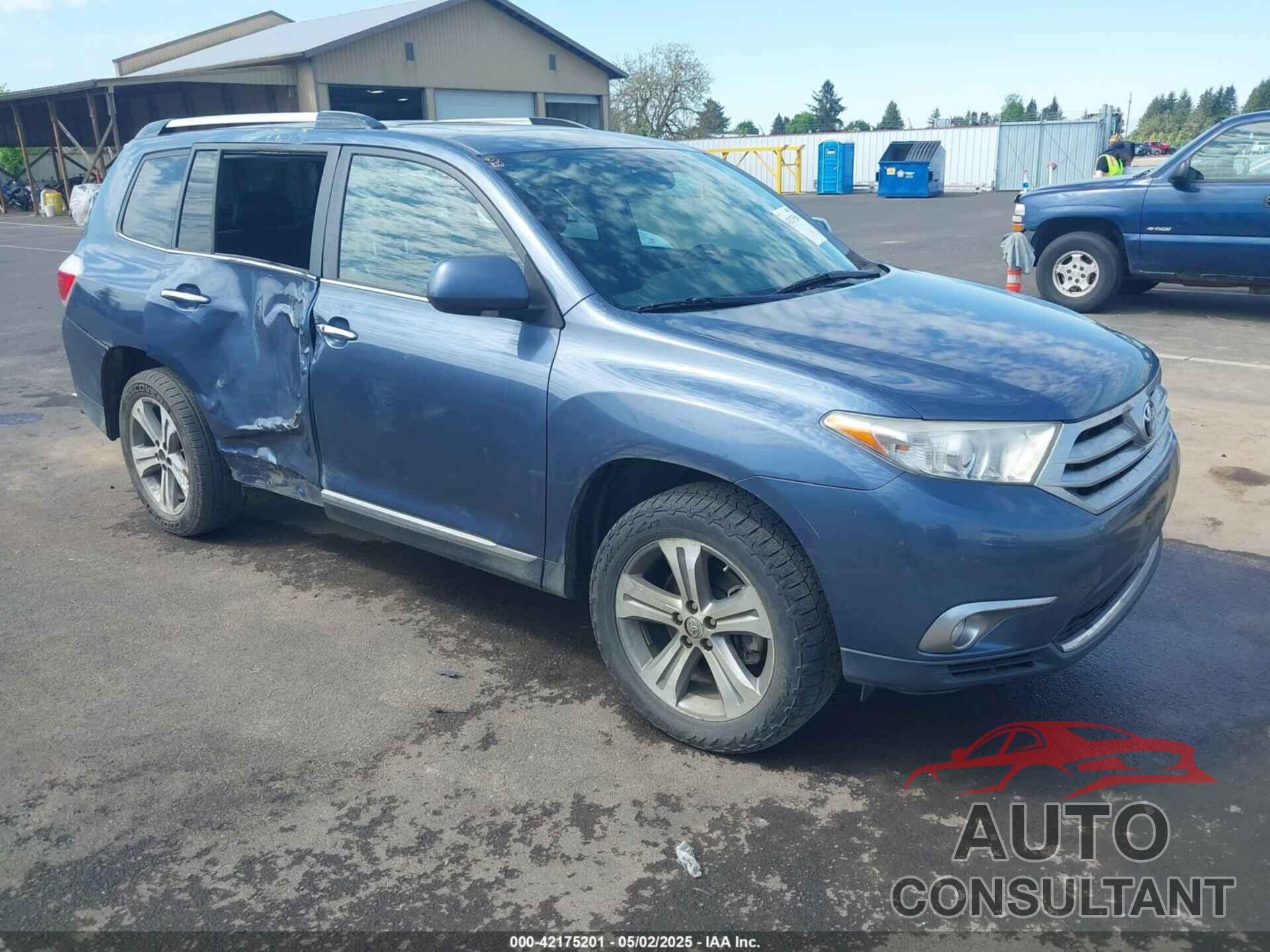 TOYOTA HIGHLANDER 2011 - 5TDDK3EH1BS053446