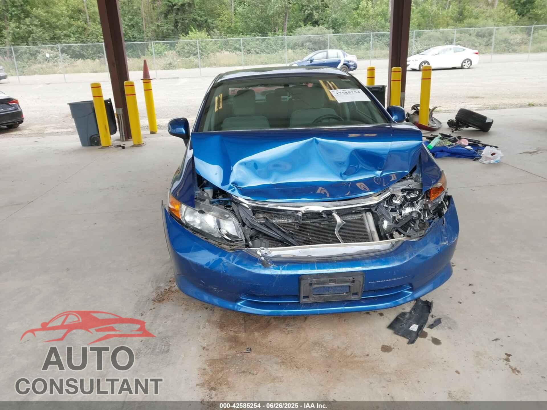 HONDA CIVIC 2012 - 19XFB2F57CE368433
