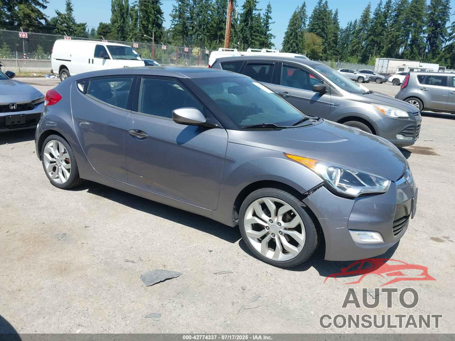 HYUNDAI VELOSTER 2012 - KMHTC6AD5CU030788