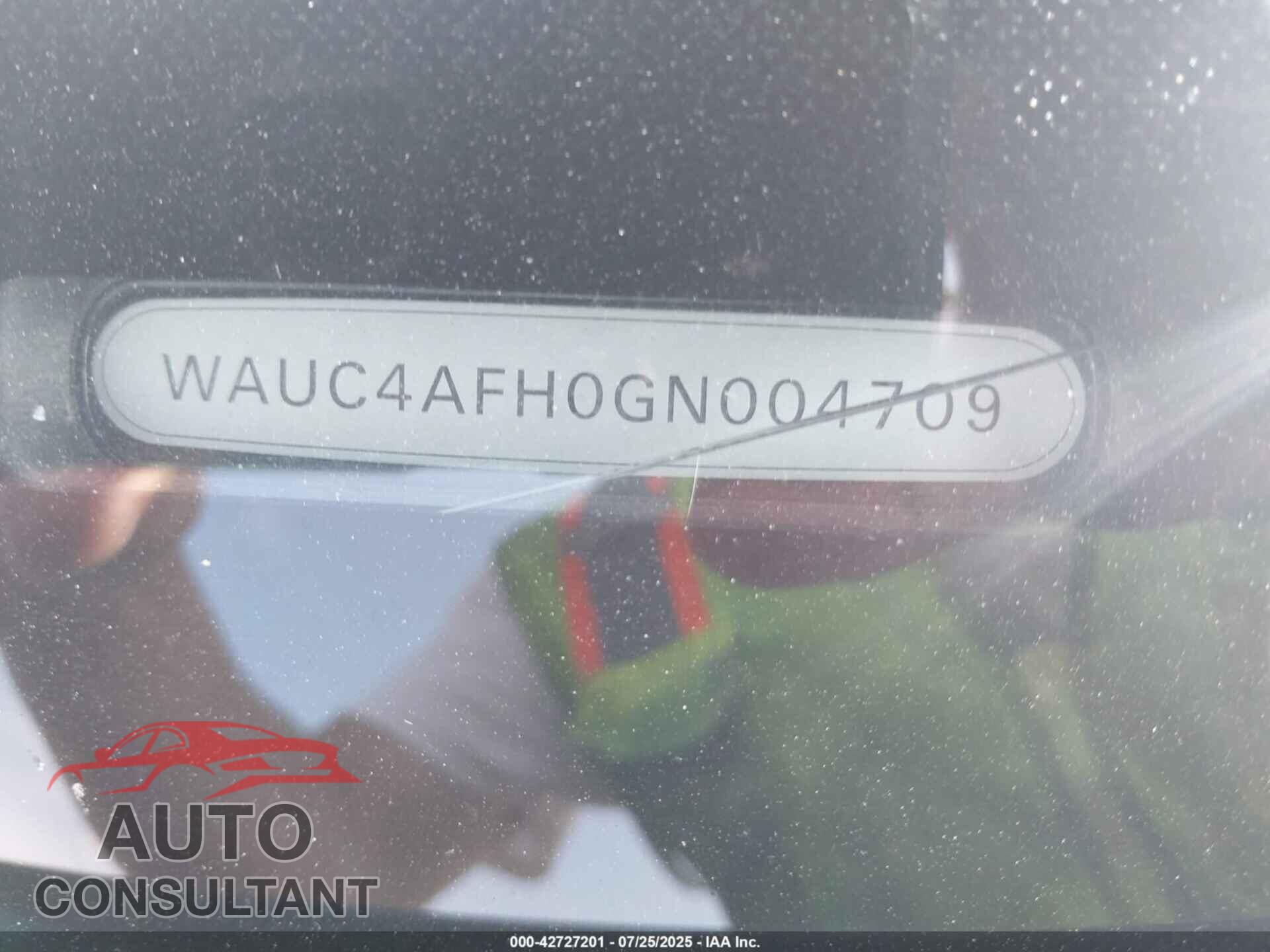 AUDI S5 2016 - WAUC4AFH0GN004709