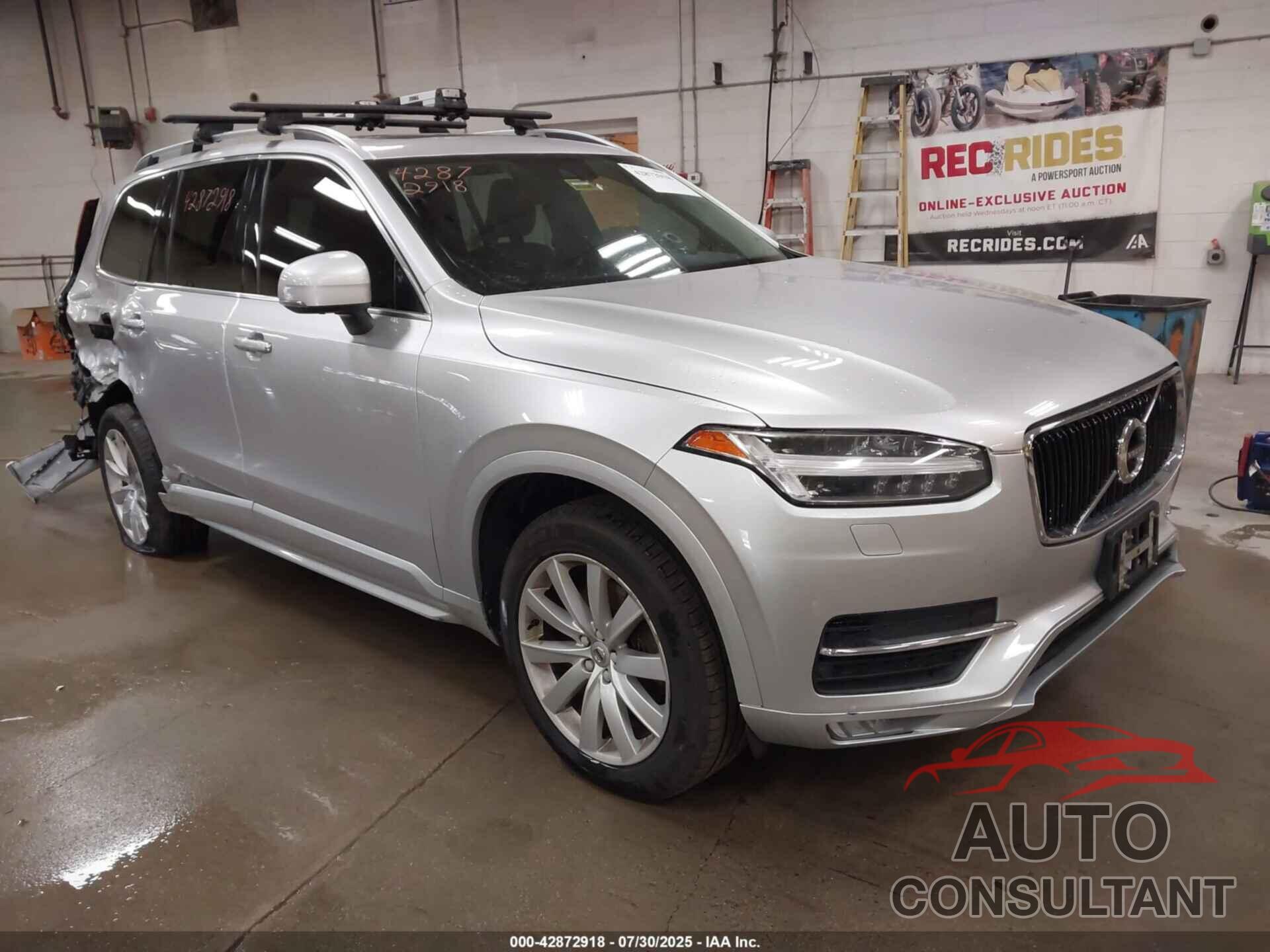 VOLVO XC90 2016 - YV4A22PK0G1067491