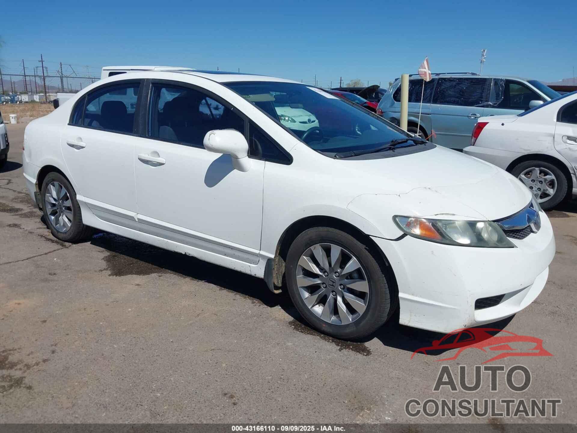 HONDA CIVIC 2009 - 19XFA16869E008599