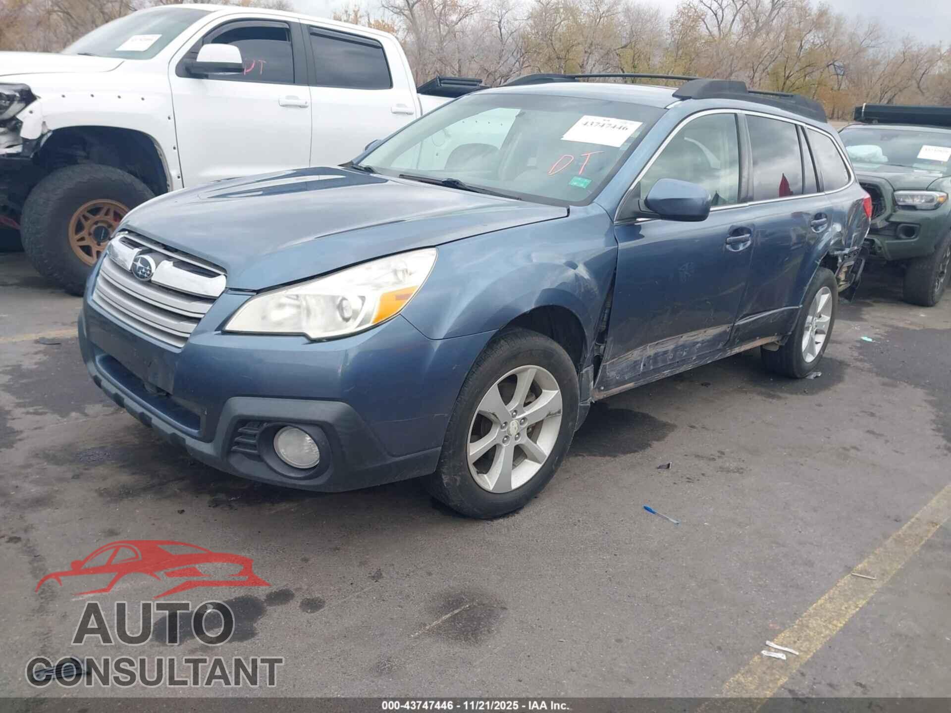 SUBARU OUTBACK 2013 - 4S4BRCCC9D3306264