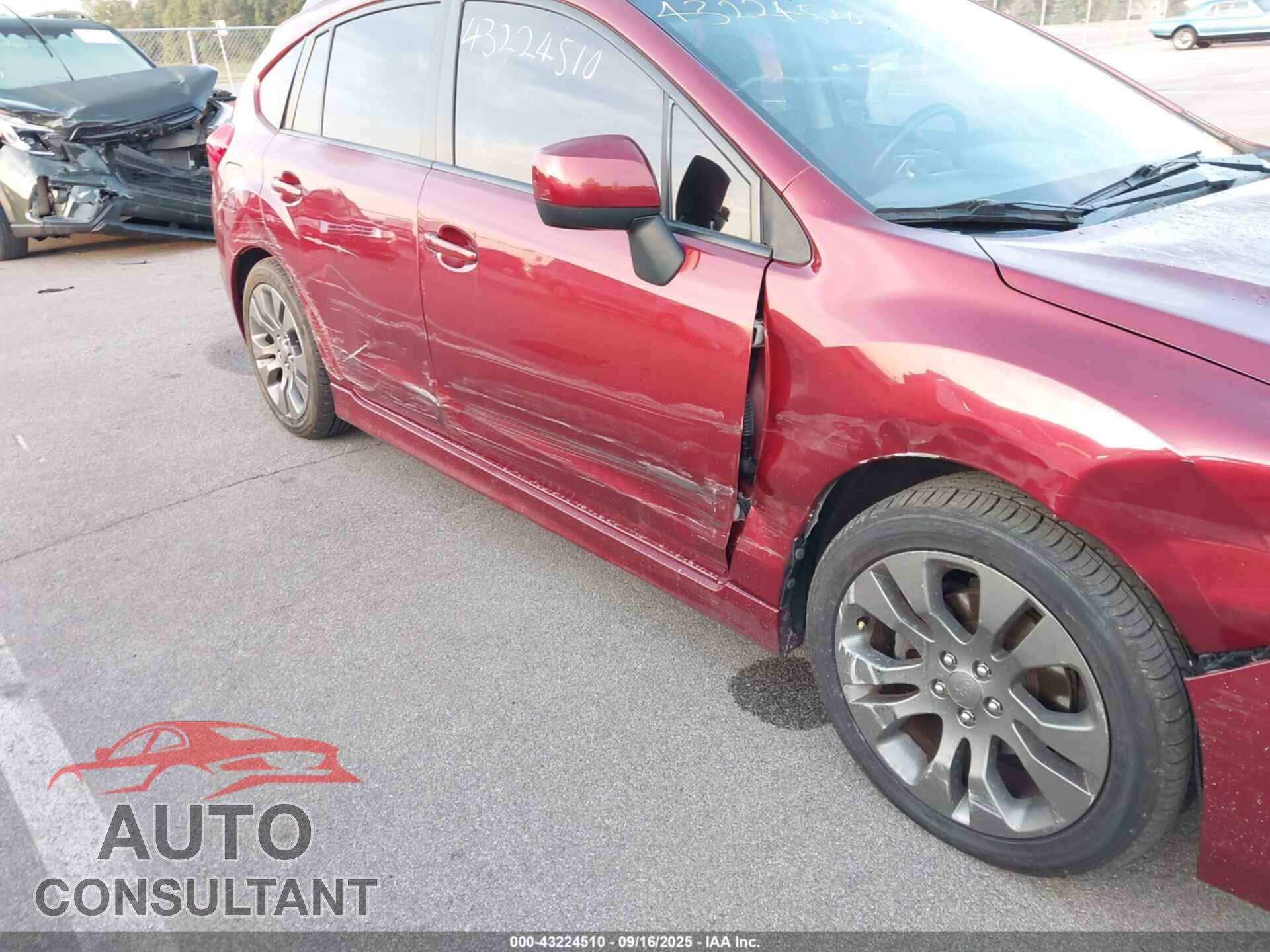 SUBARU IMPREZA 2013 - JF1GPAL67D2871929