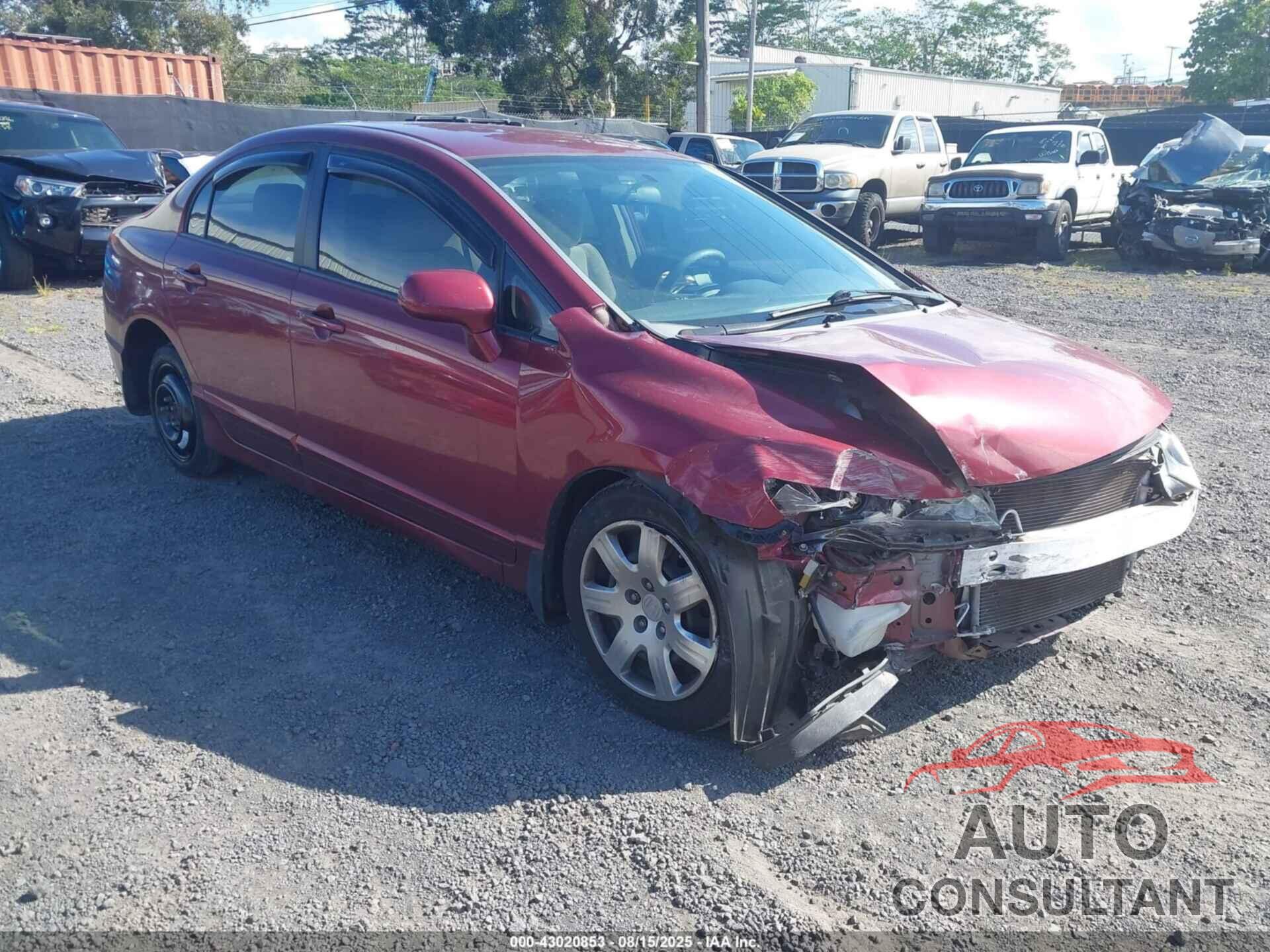 HONDA CIVIC 2009 - 19XFA16559E000967