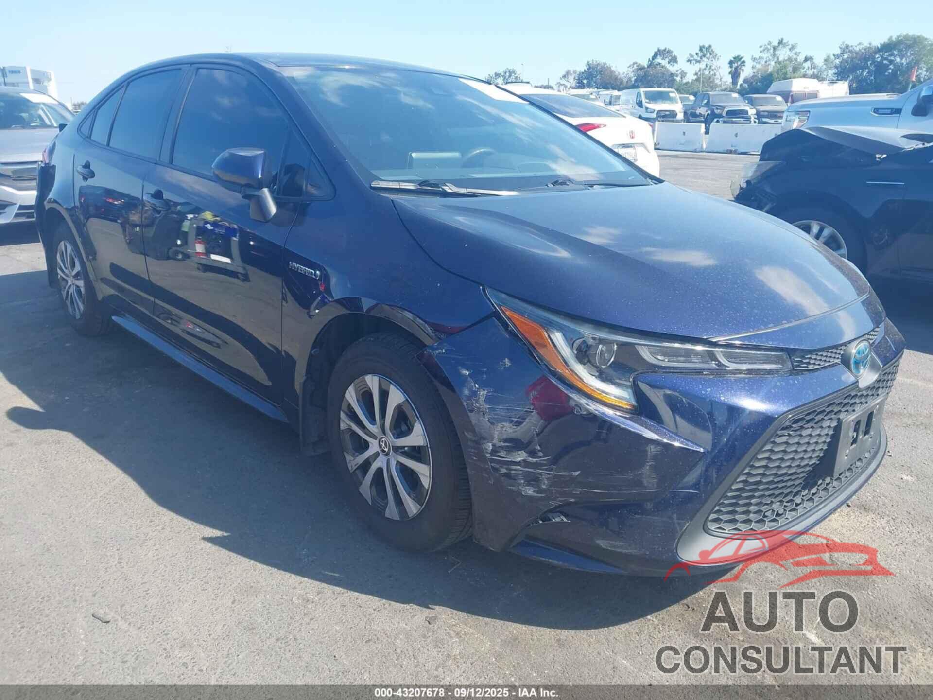 TOYOTA COROLLA 2021 - JTDEAMDE4MJ007663