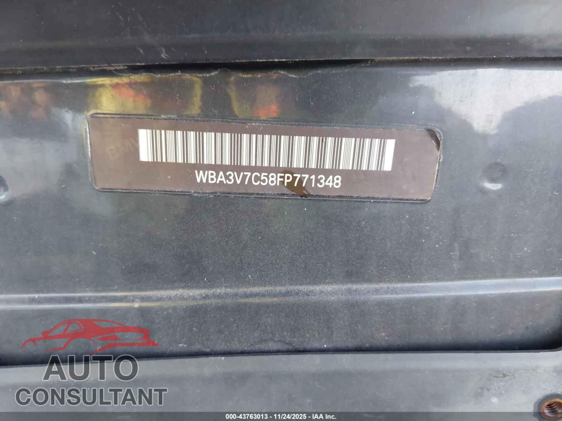 BMW 428I 2015 - WBA3V7C58FP771348