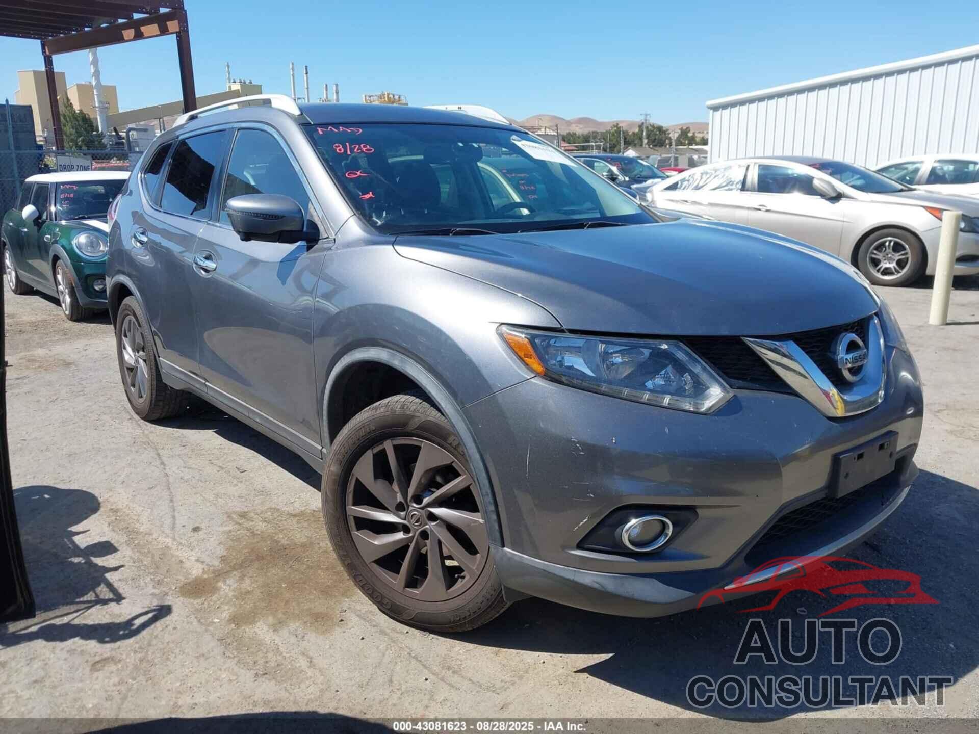 NISSAN ROGUE 2016 - KNMAT2MV2GP720088