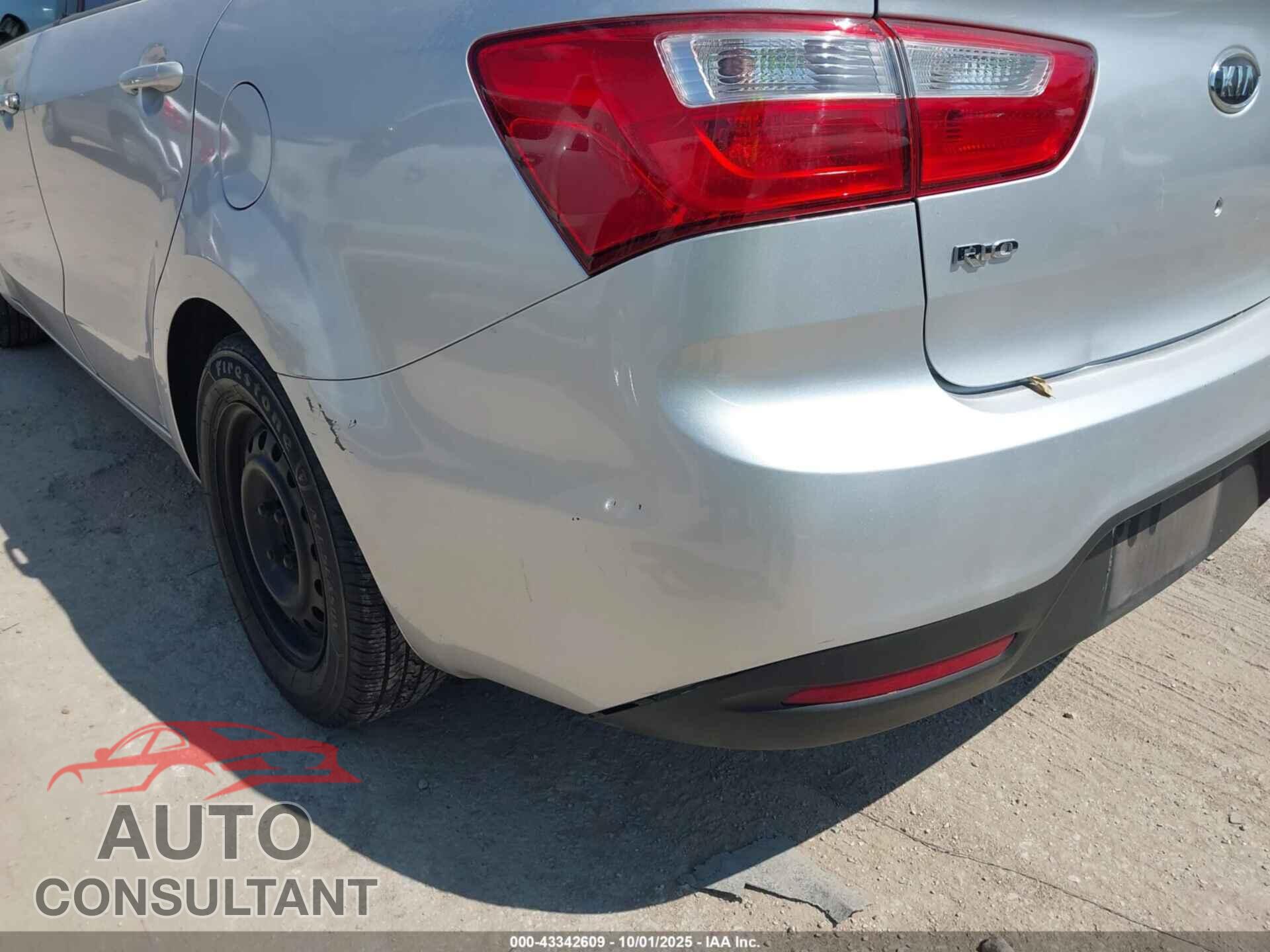 KIA RIO 2013 - KNADM4A34D6096740