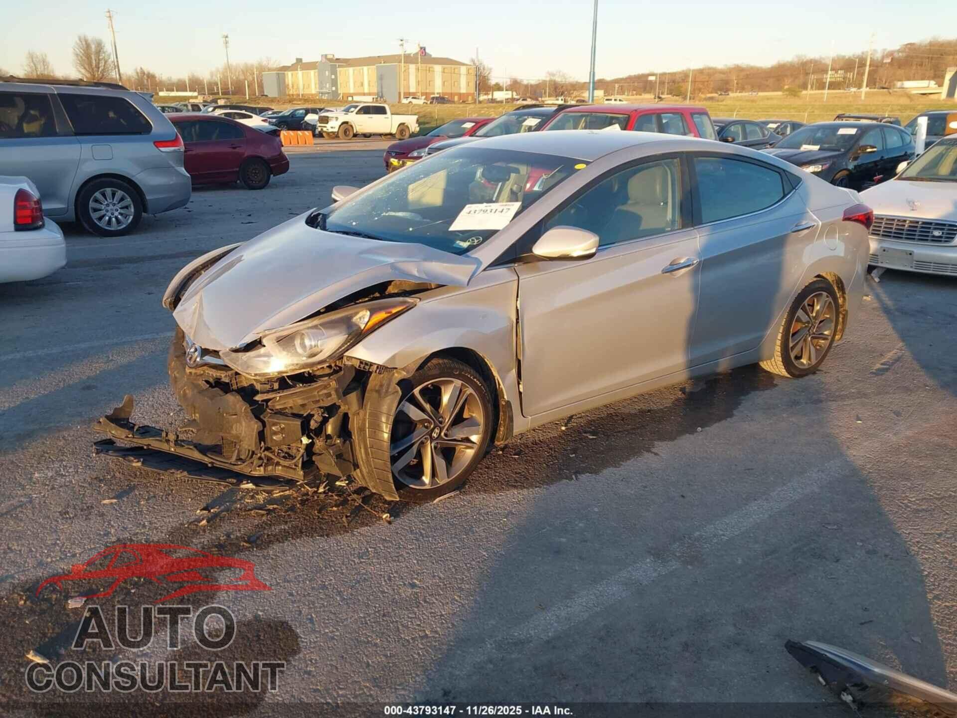 HYUNDAI ELANTRA 2014 - 5NPDH4AEXEH483616
