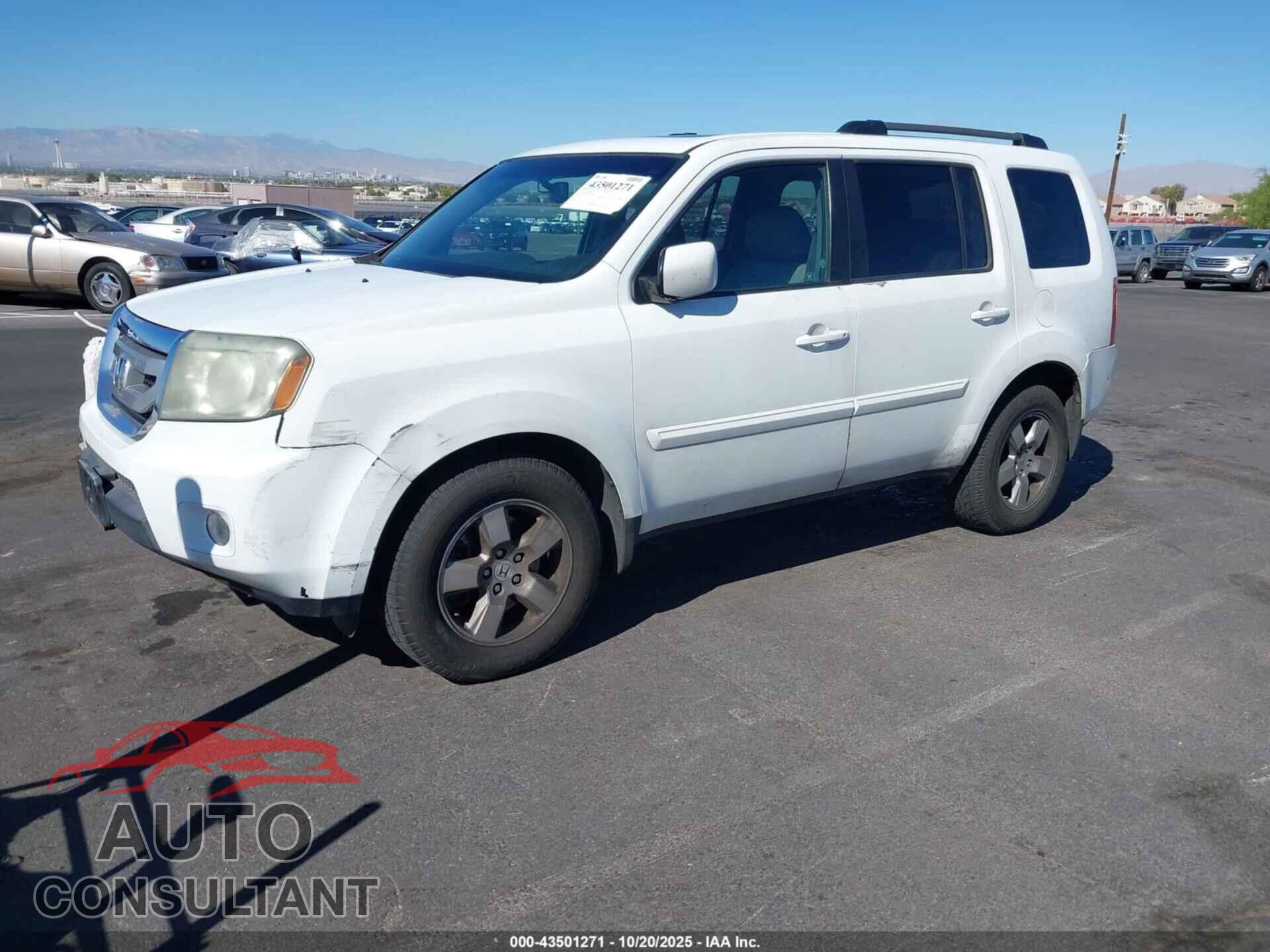 HONDA PILOT 2011 - 5FNYF3H64BB036239