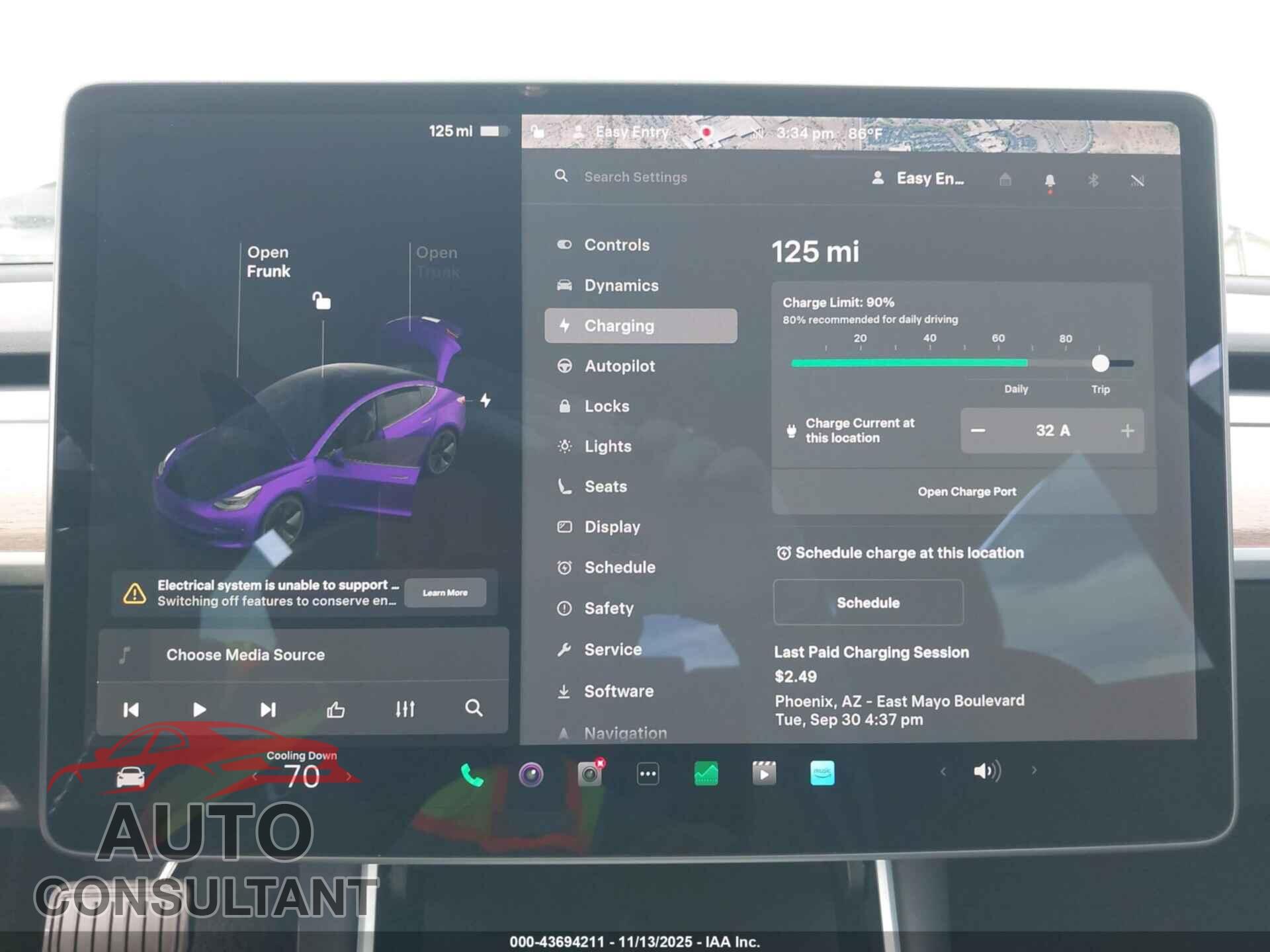 TESLA MODEL 3 2019 - 5YJ3E1EA6KF310020
