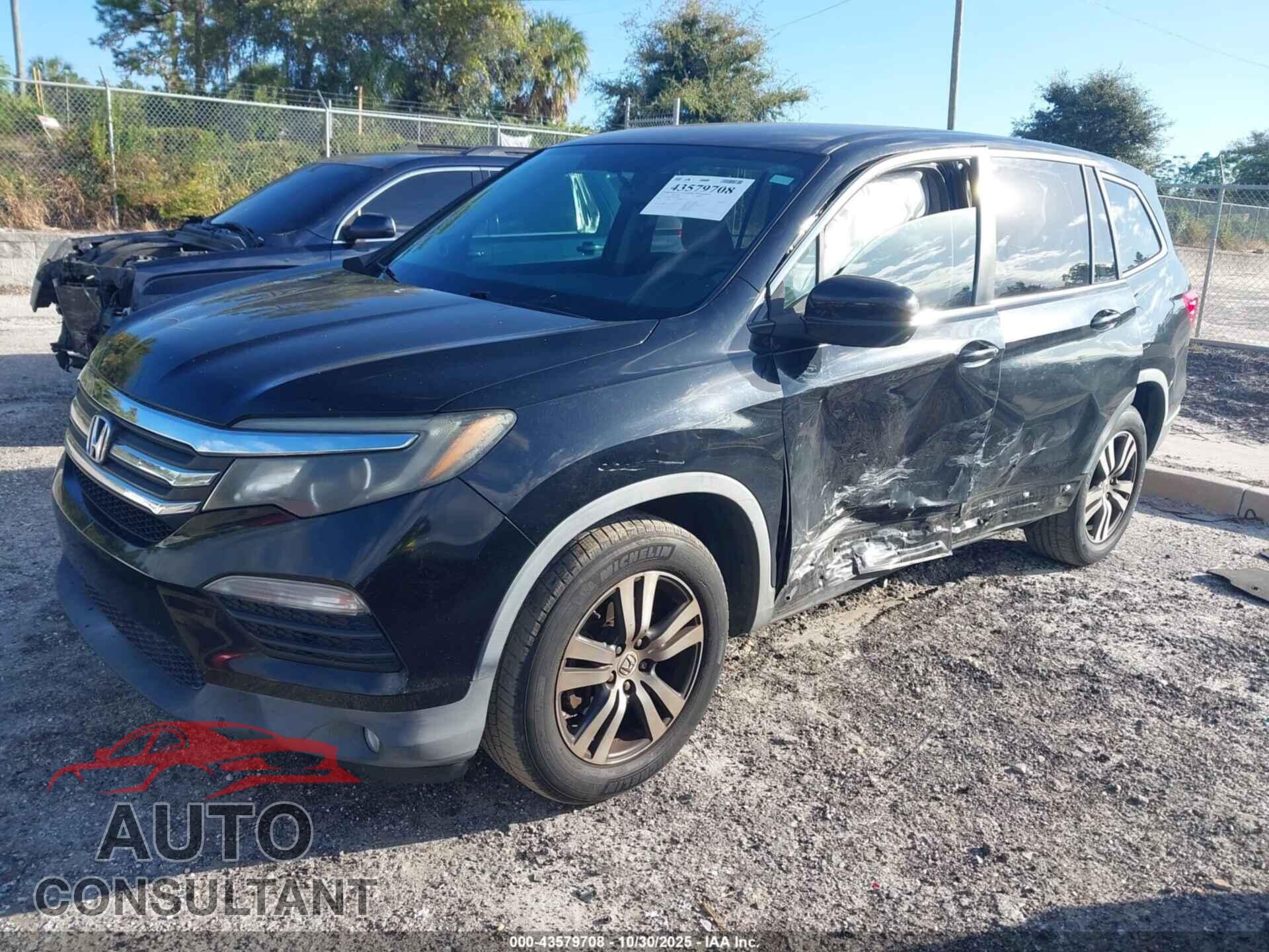 HONDA PILOT 2017 - 5FNYF5H33HB013402