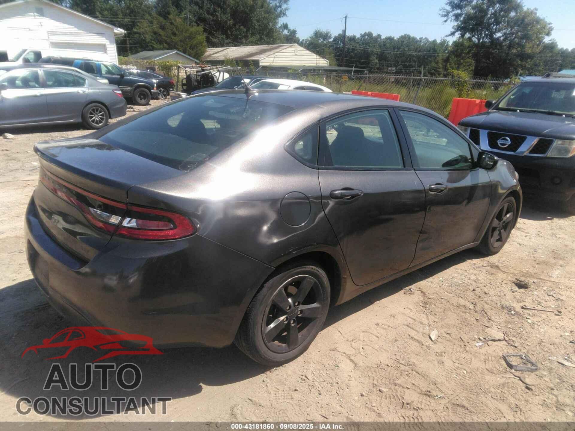 DODGE DART 2015 - 1C3CDFBB4FD420739