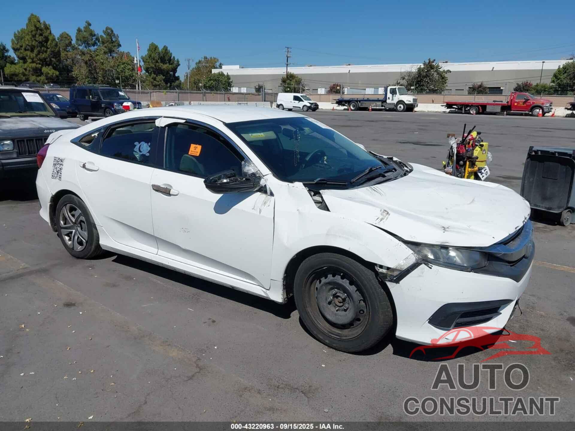 HONDA CIVIC 2017 - 19XFC2E55HE056925