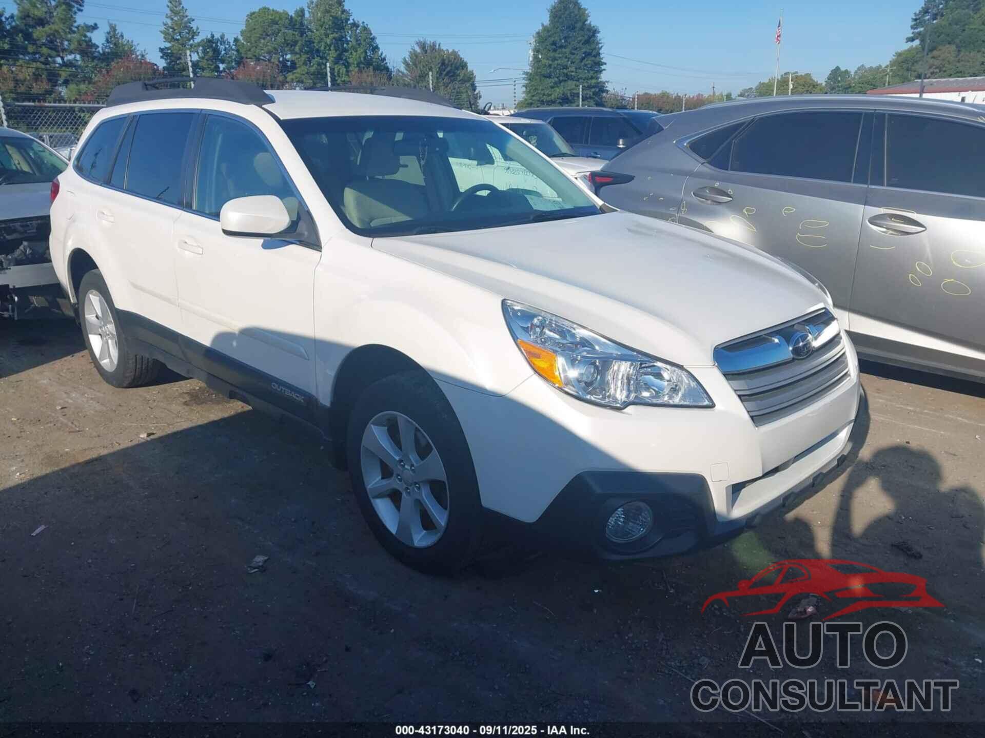 SUBARU OUTBACK 2014 - 4S4BRCCC8E3265126