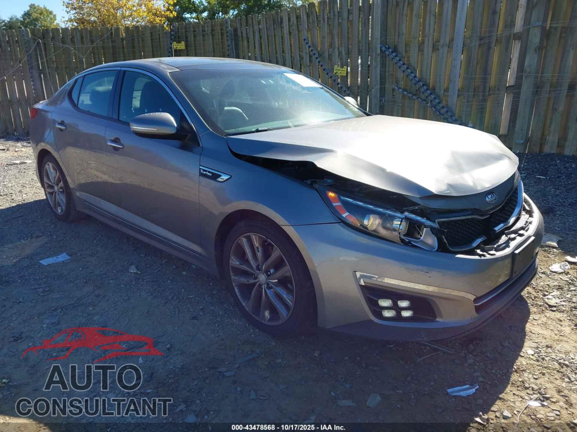 KIA OPTIMA 2014 - 5XXGR4A63EG280808