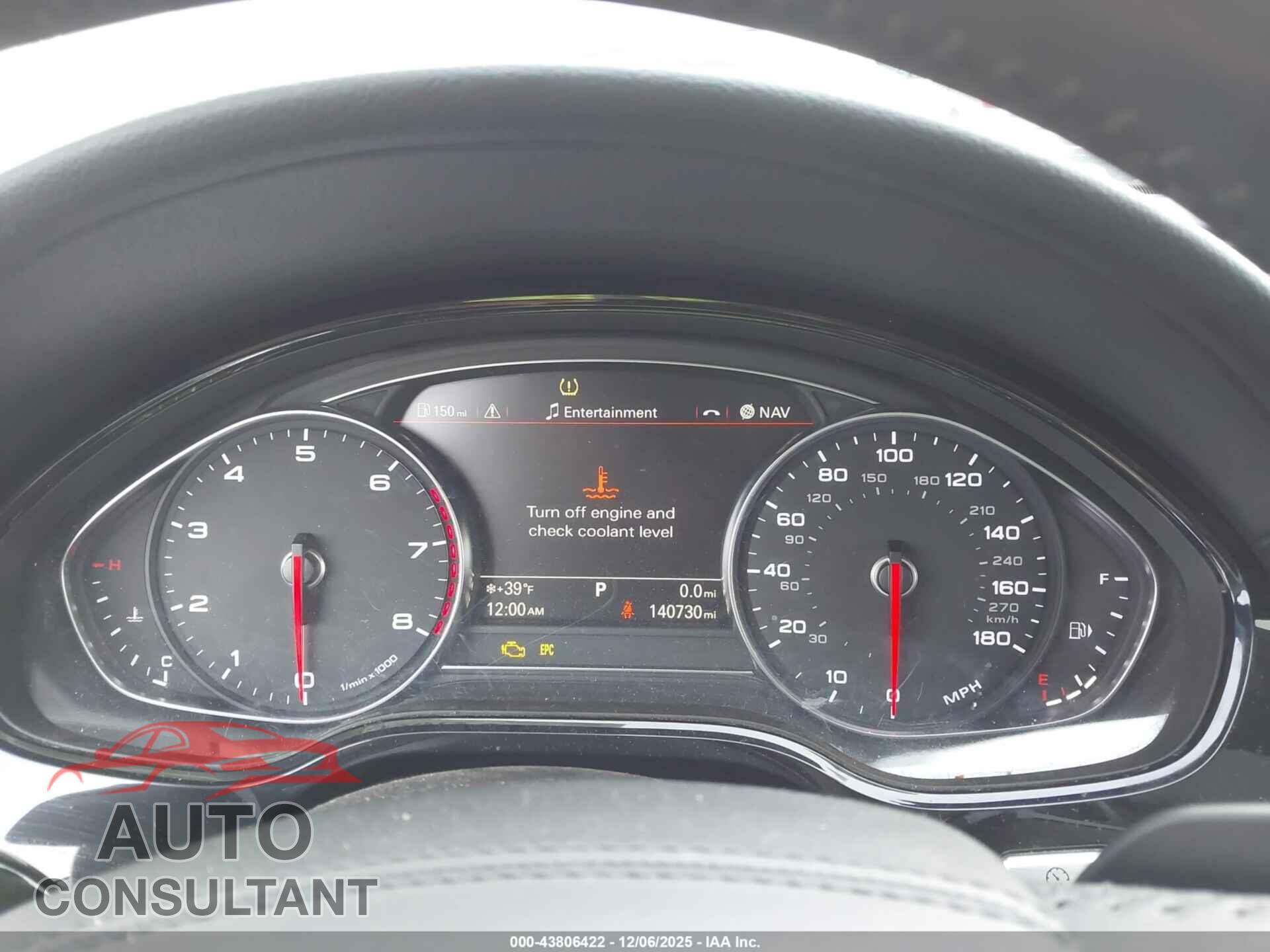 AUDI A8 L 2013 - WAURGAFD0DN005546