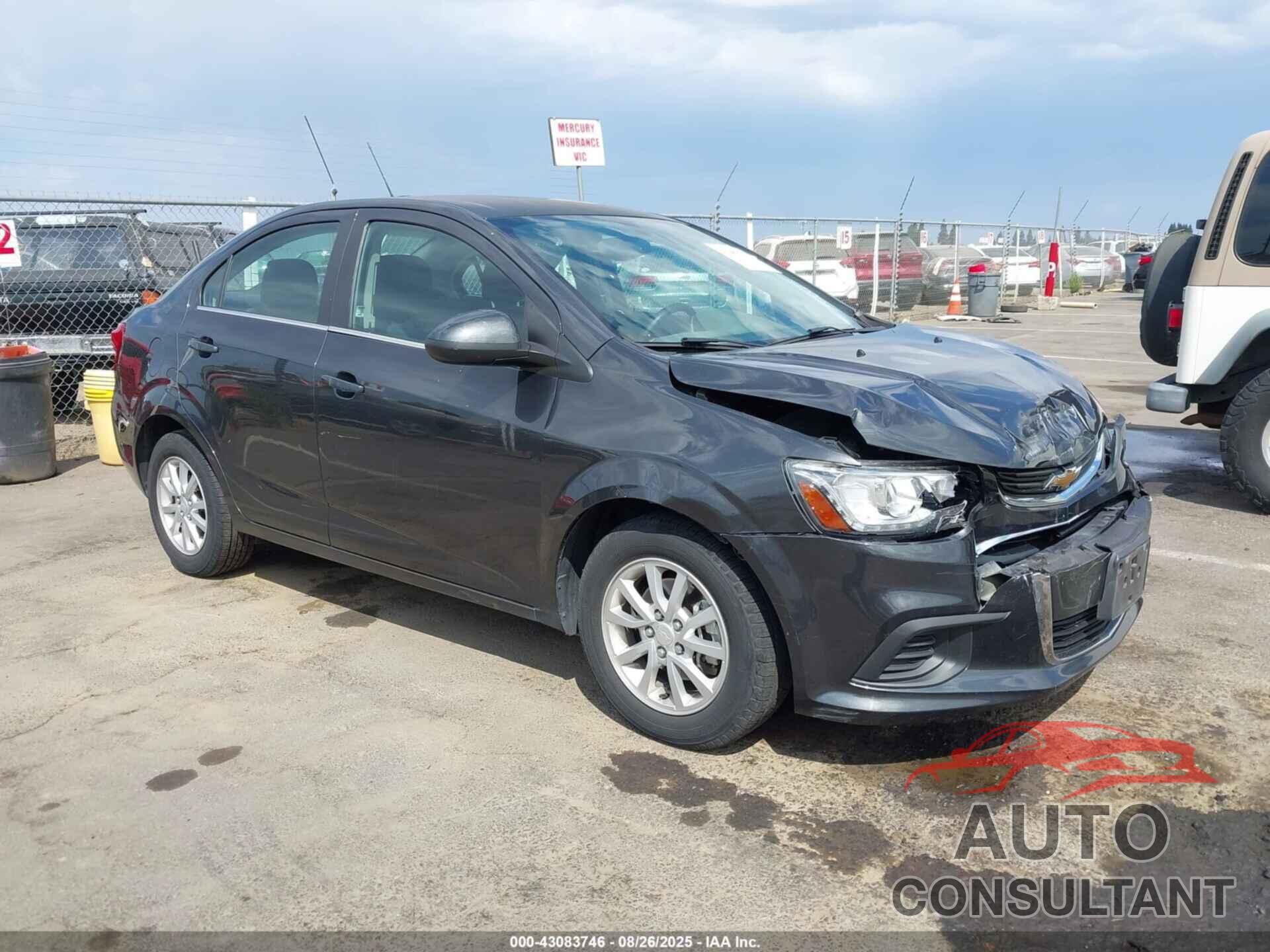 CHEVROLET SONIC 2017 - 1G1JD5SB6H4163558