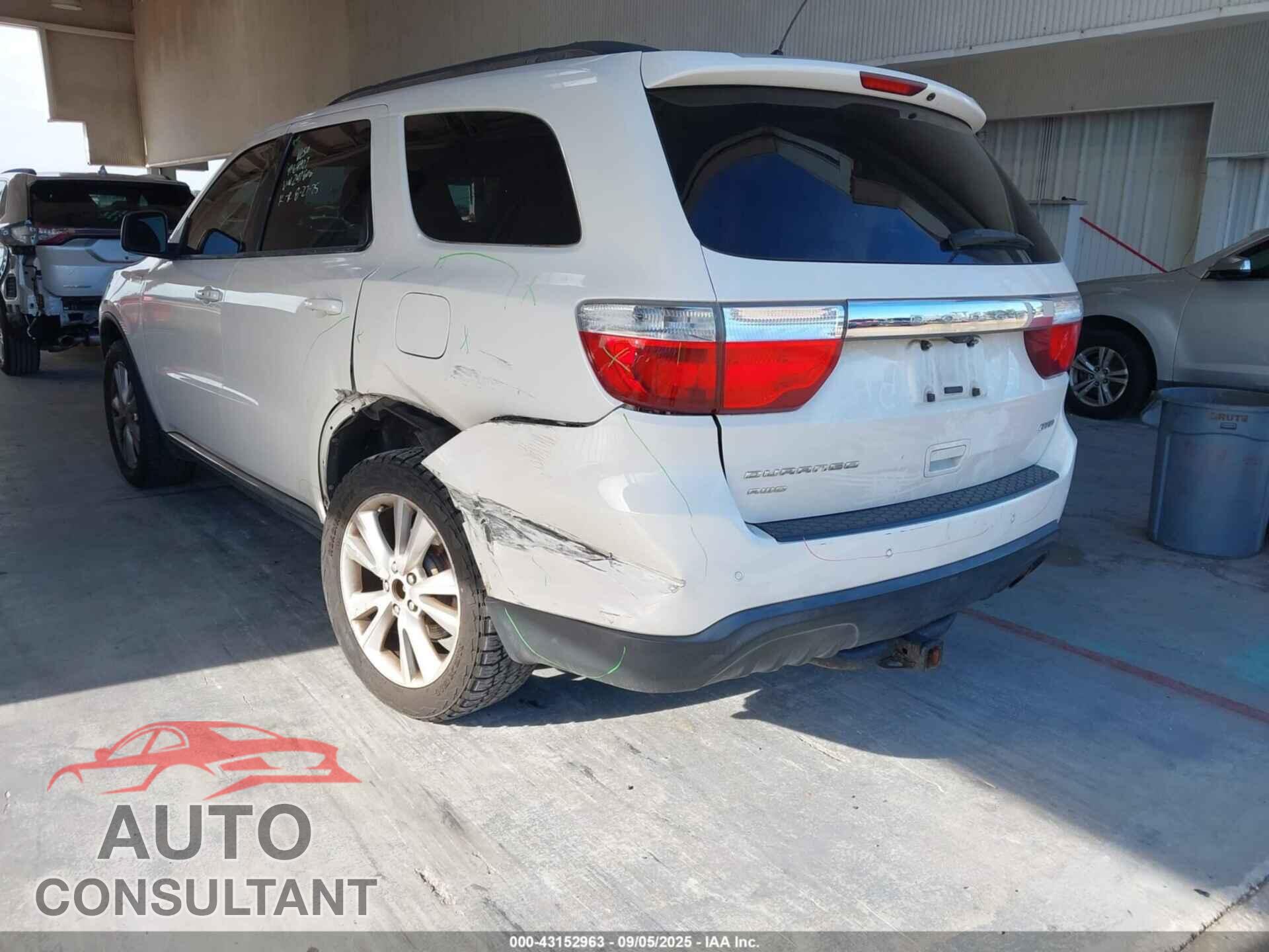 DODGE DURANGO 2012 - 1C4RDJDG4CC247808