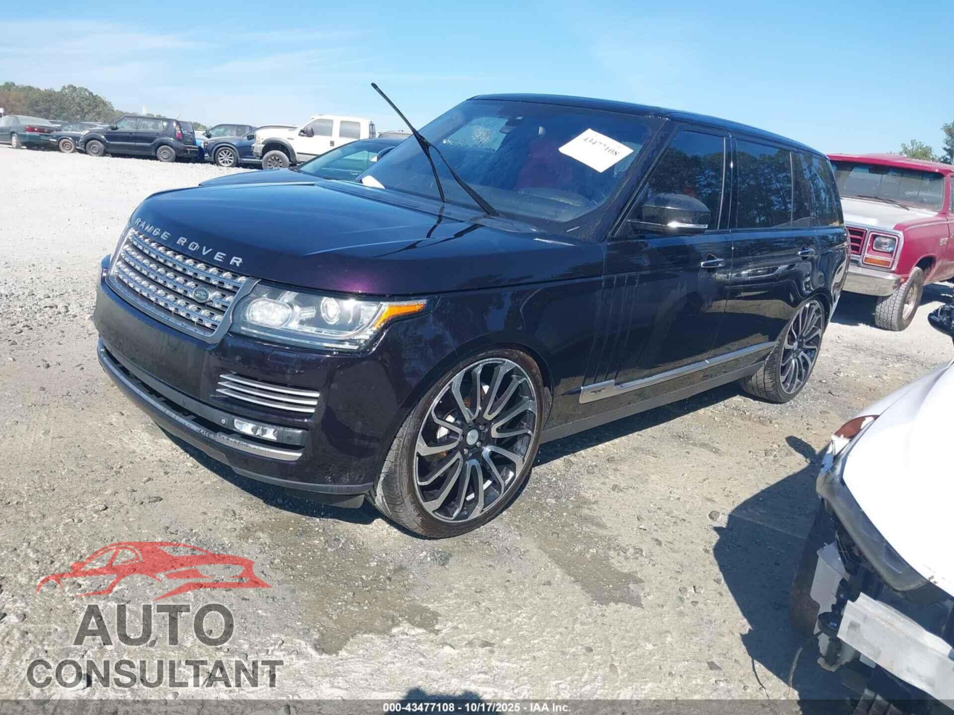 LAND ROVER RANGE ROVER 2014 - SALGV3TF9EA162981