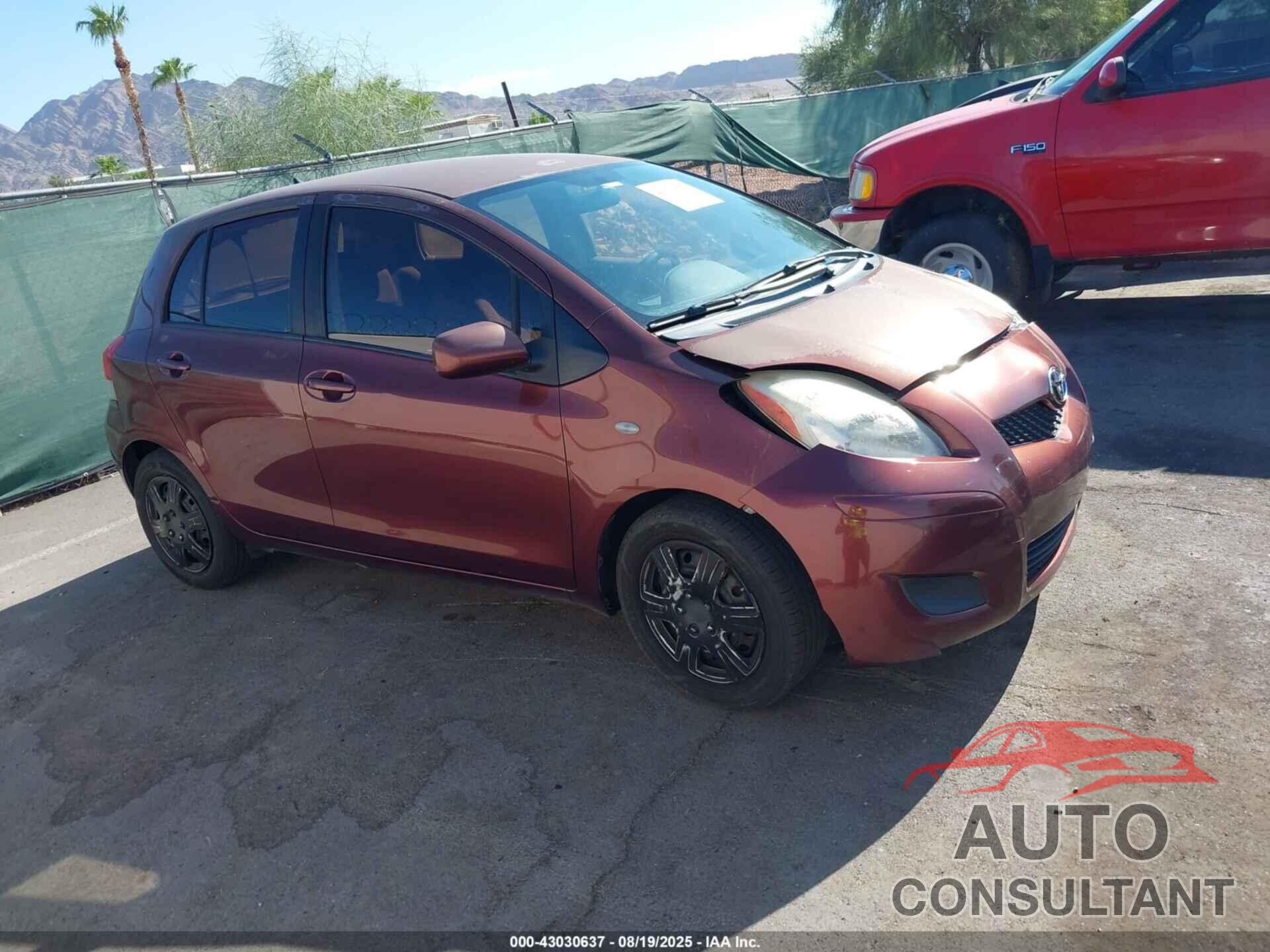 TOYOTA YARIS 2009 - JTDKT903495269066