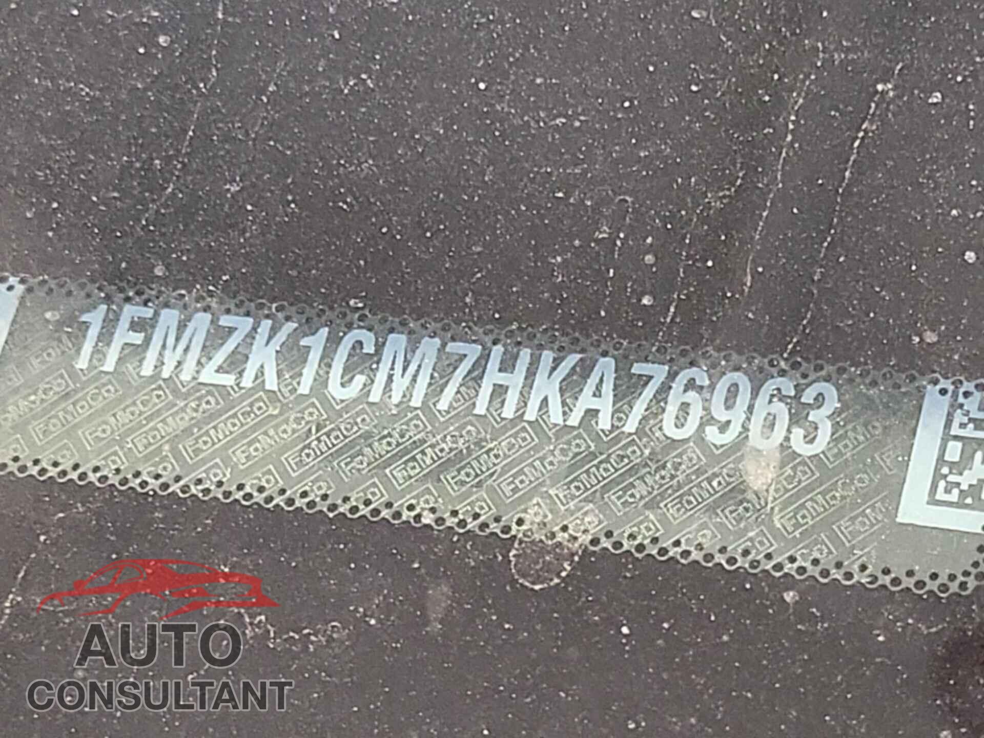 FORD TRANSIT-150 2017 - 1FMZK1CM7HKA76963