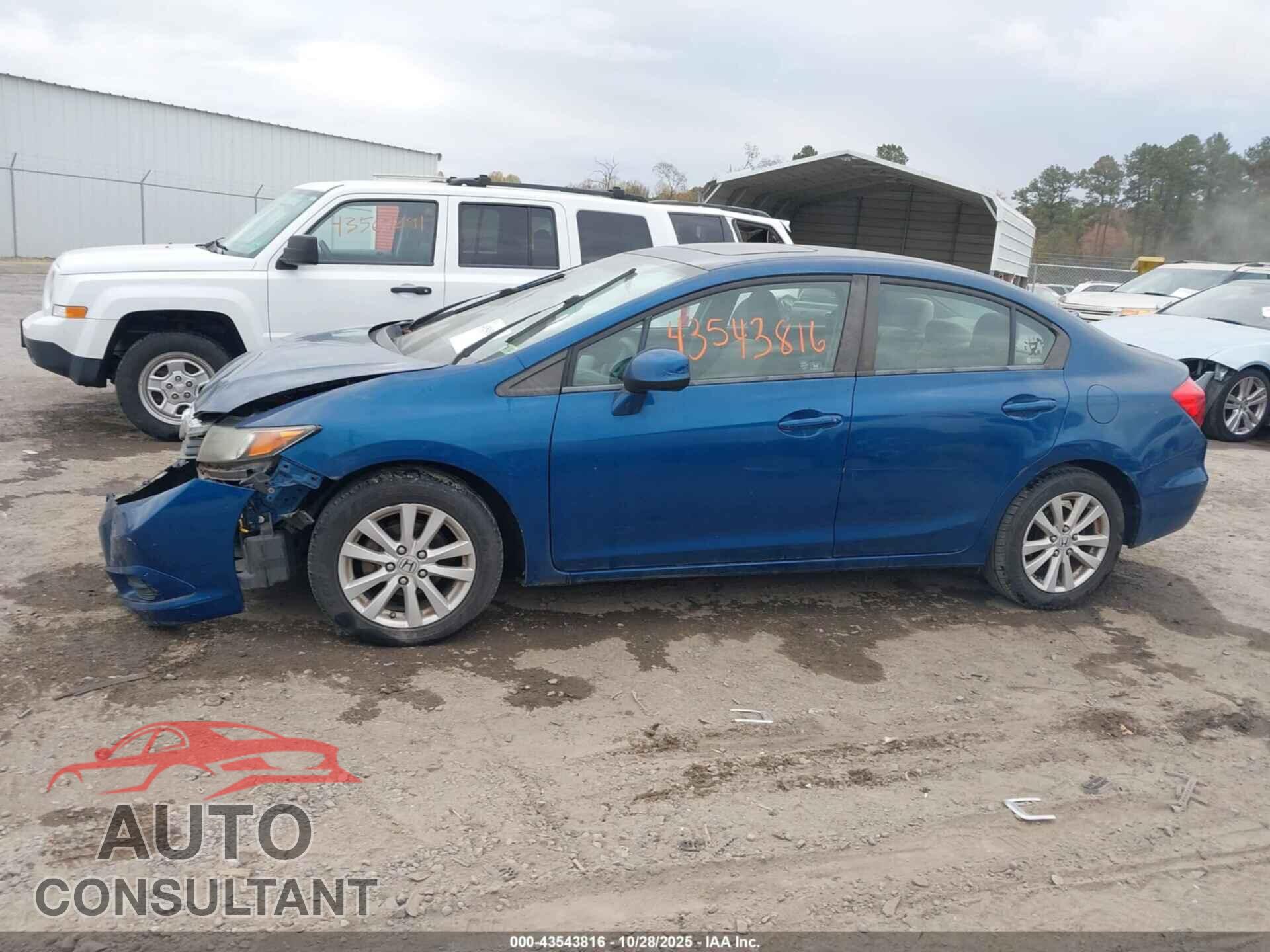 HONDA CIVIC 2012 - 2HGFB2F82CH536964