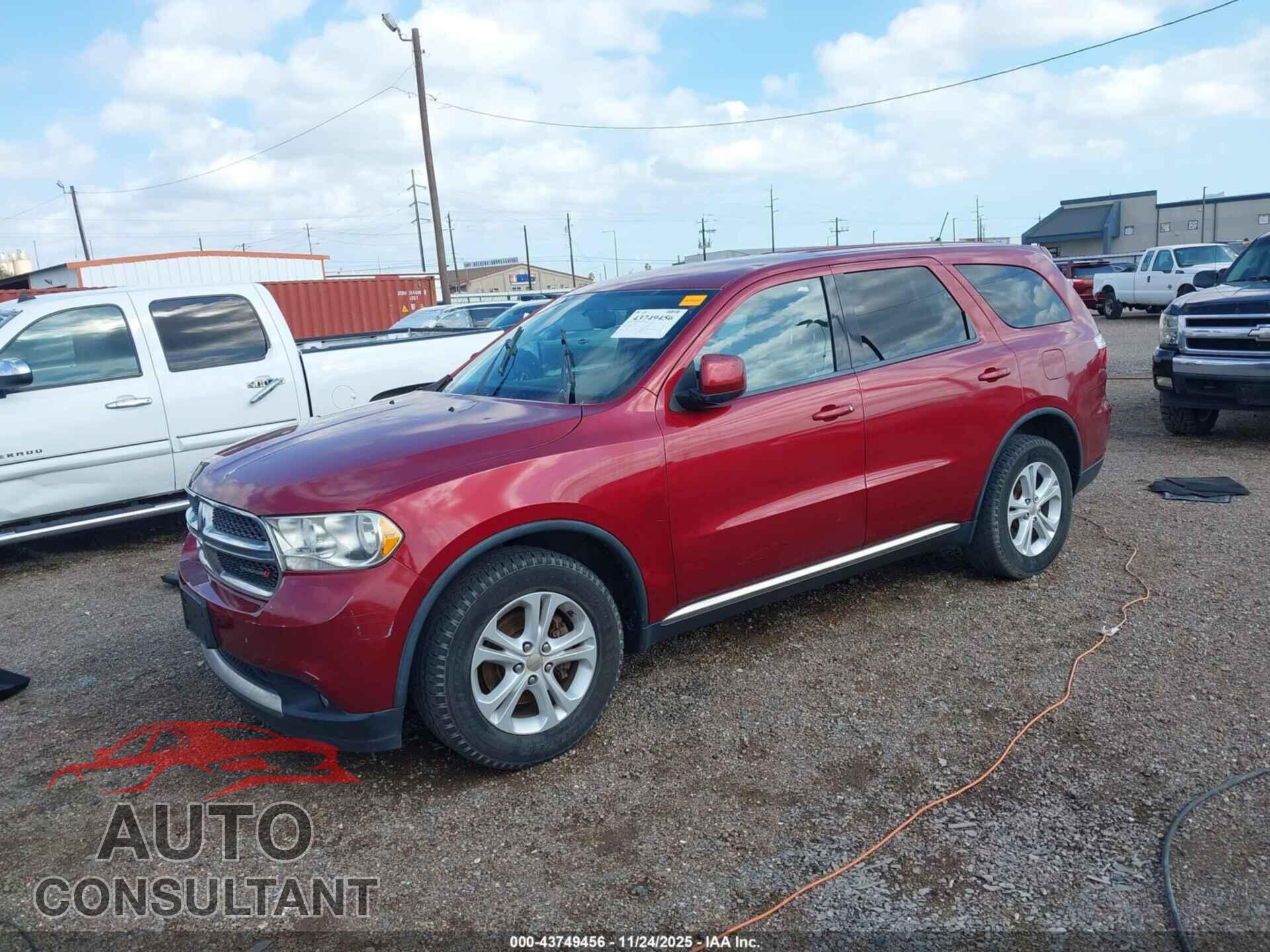 DODGE DURANGO 2013 - 1C4RDHAG5DC678317