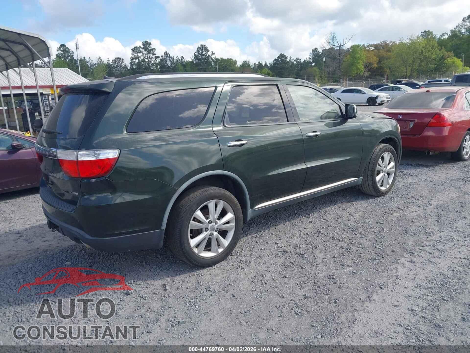 DODGE DURANGO 2011 - 1D4SD4GT2BC593174