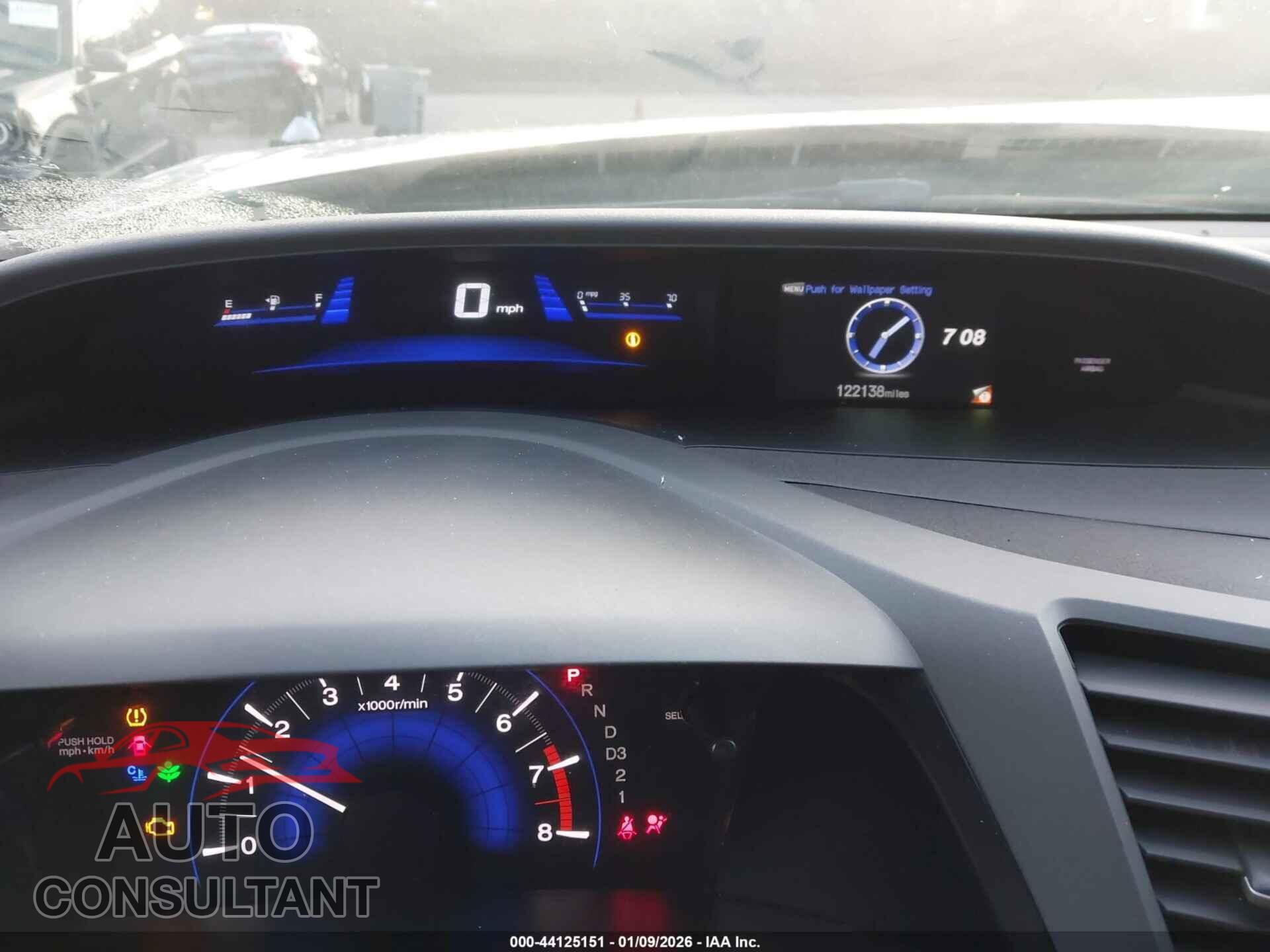 HONDA CIVIC 2012 - 19XFB2F52CE340085