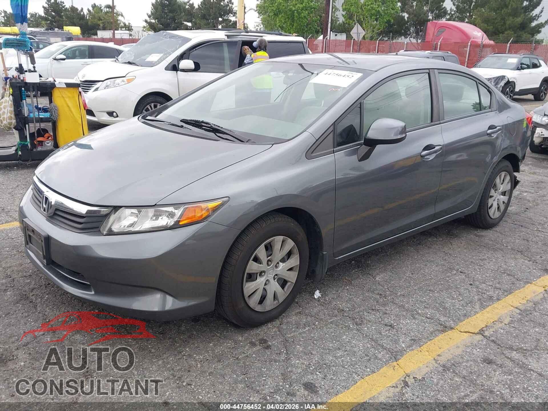 HONDA CIVIC 2012 - JHMFB2F58CS005148