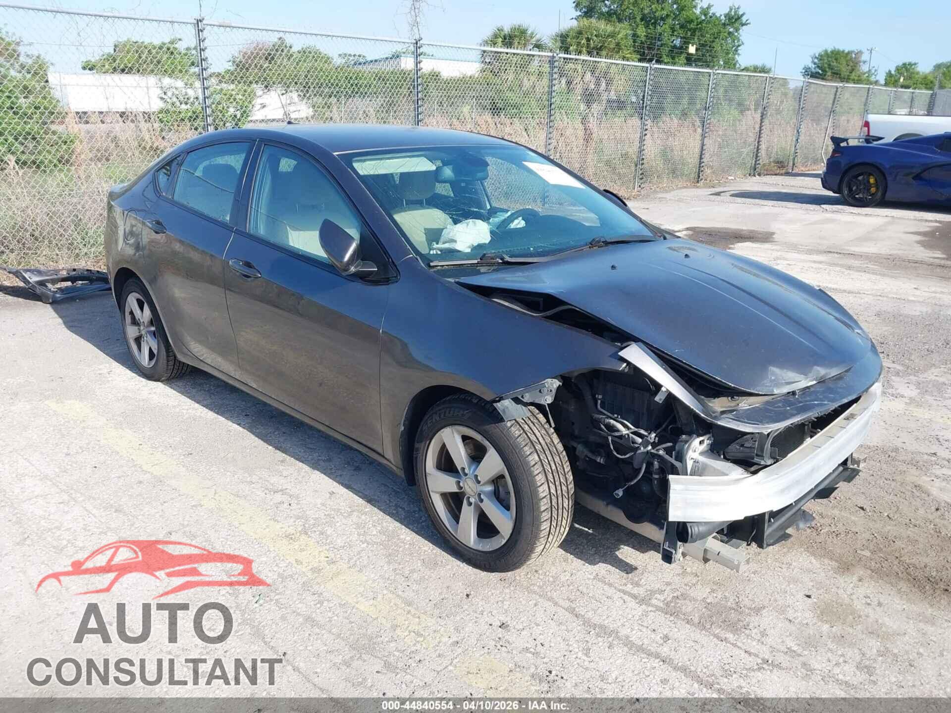 DODGE DART 2015 - 1C3CDFBB5FD193125