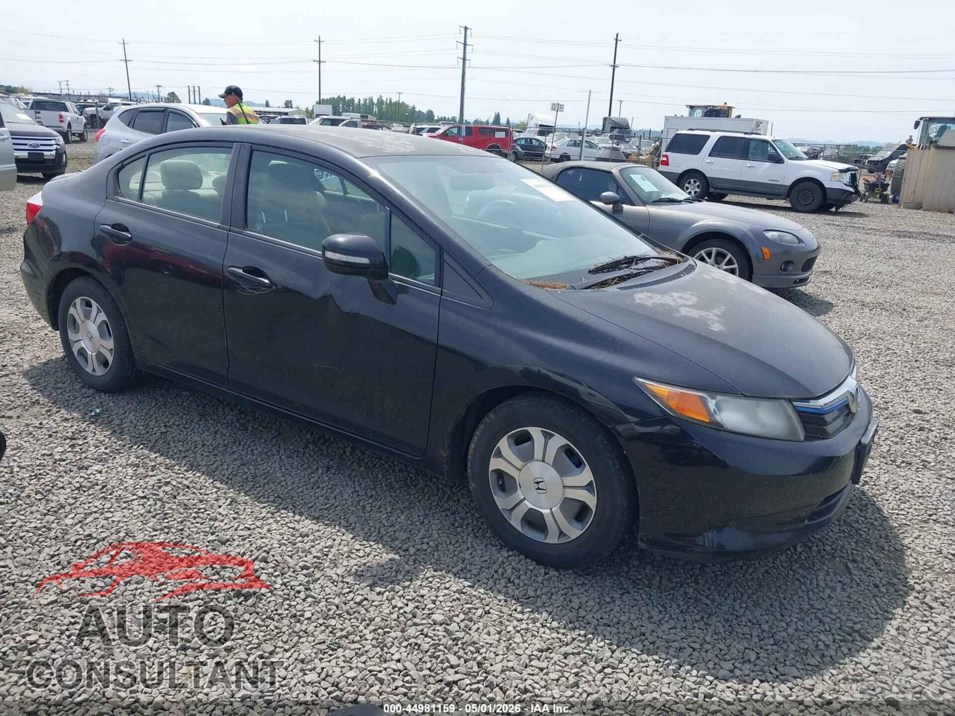 HONDA CIVIC HYBRID 2012 - JHMFB4F25CS010342