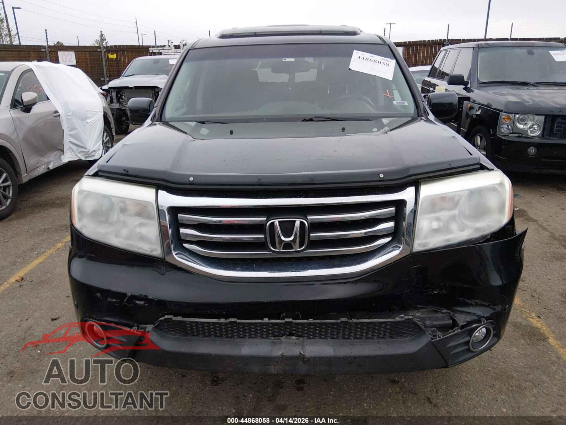 HONDA PILOT 2012 - 5FNYF4H92CB055941