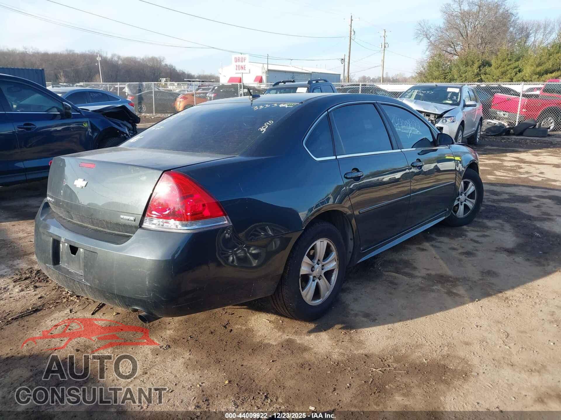 CHEVROLET IMPALA 2012 - 2G1WF5E34C1333389