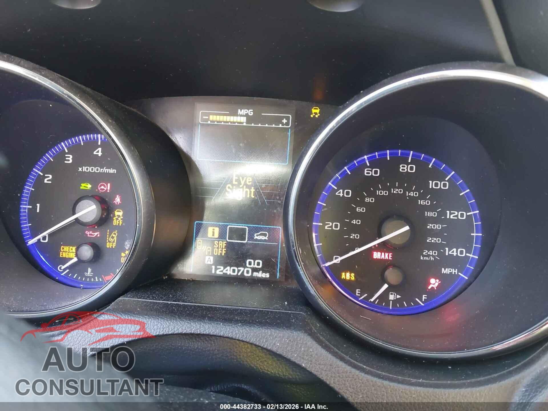 SUBARU OUTBACK 2016 - 4S4BSANC5G3248440