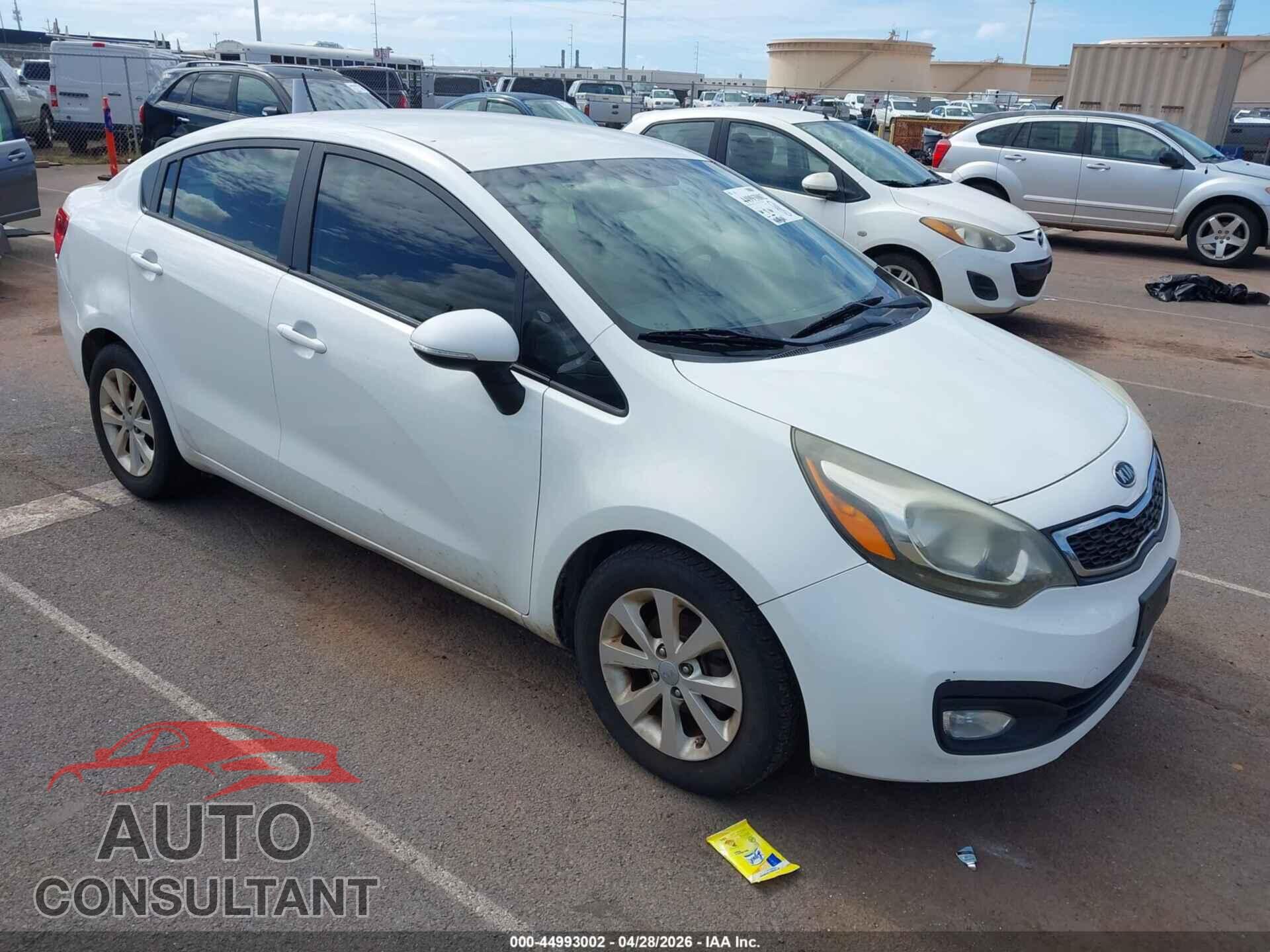 KIA RIO 2012 - KNADN4A37C6044272