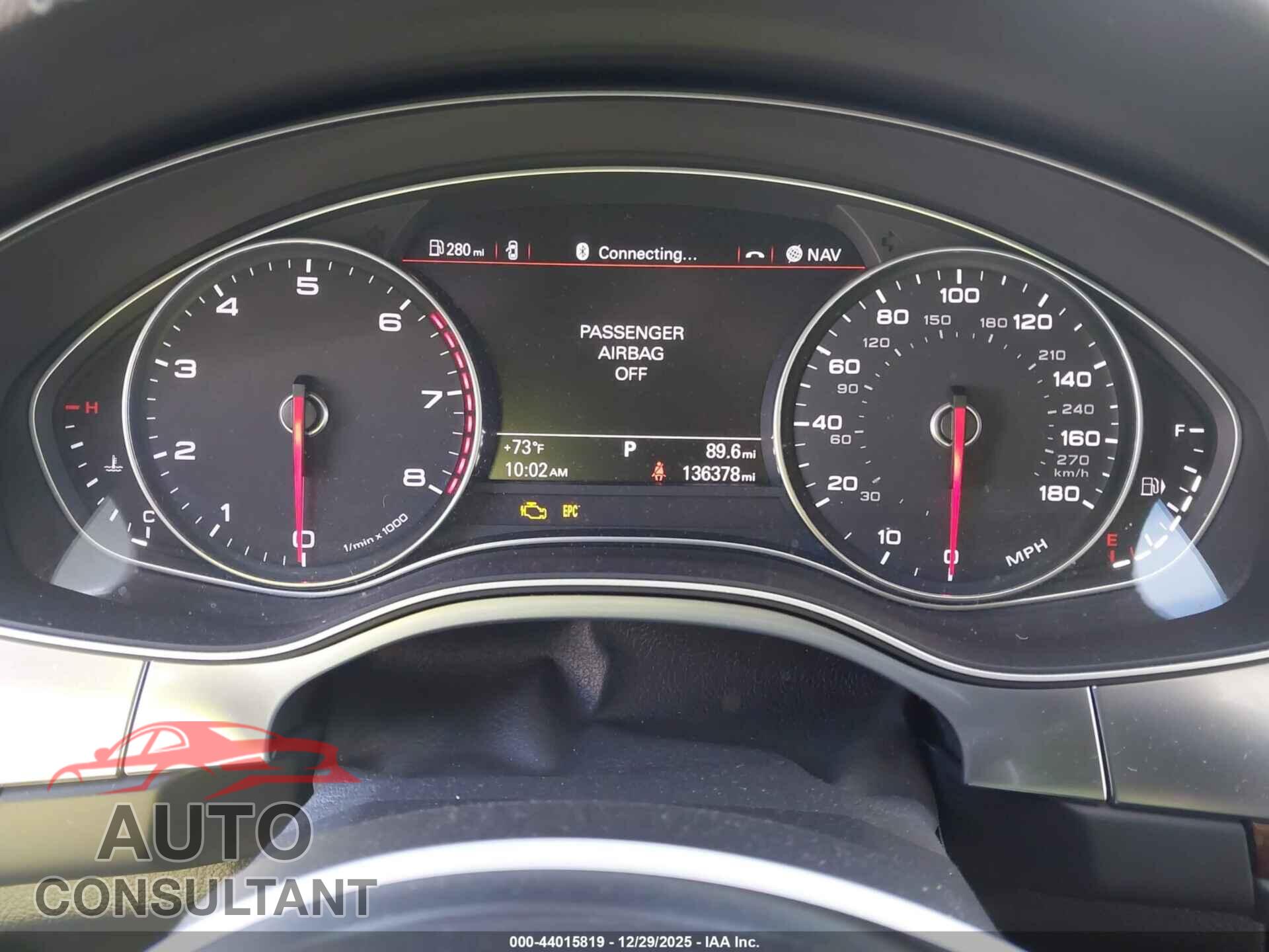 AUDI A6 2013 - WAUGFAFC0DN141239