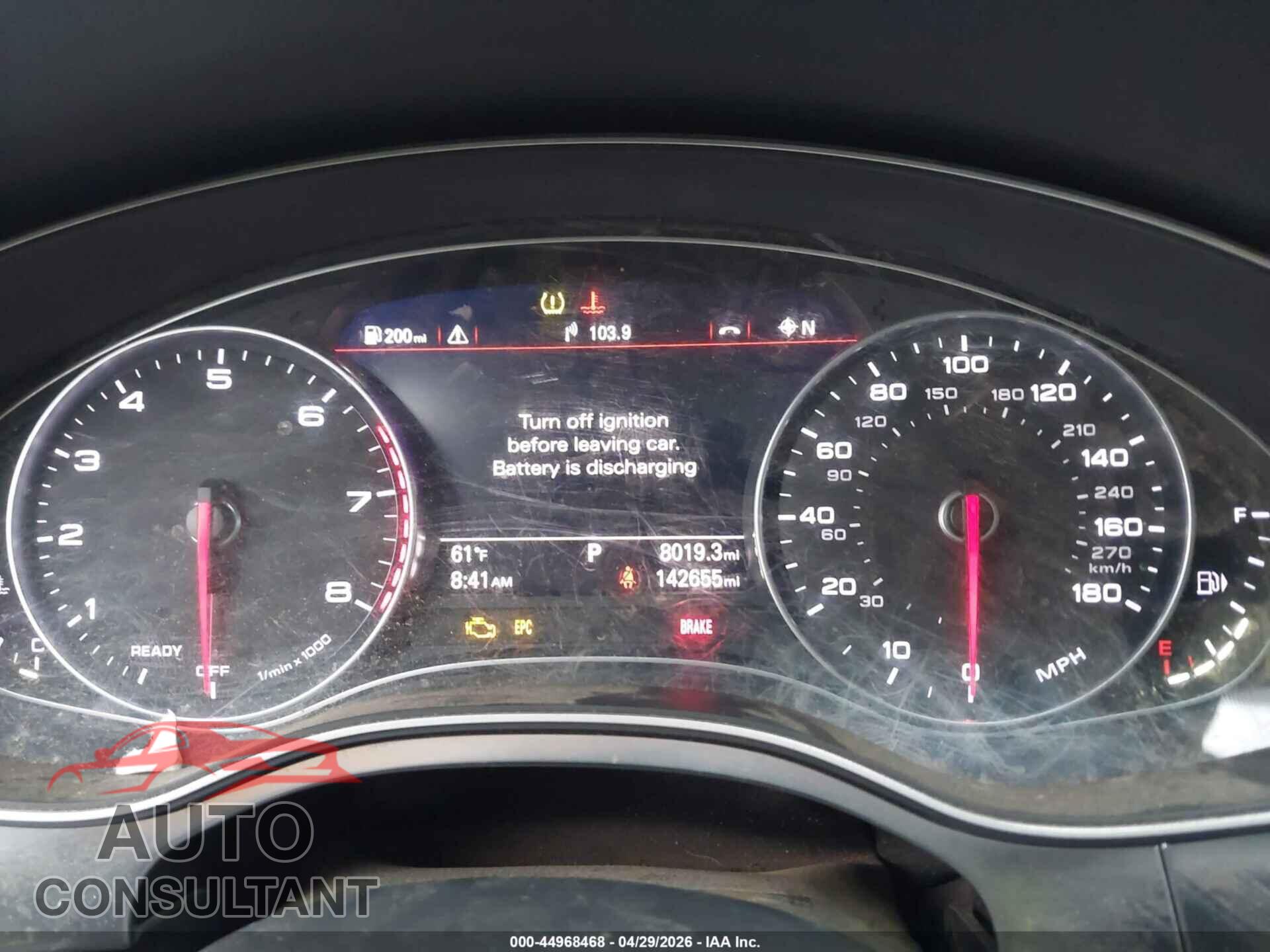 AUDI A6 2017 - WAUF2AFC5HN064302
