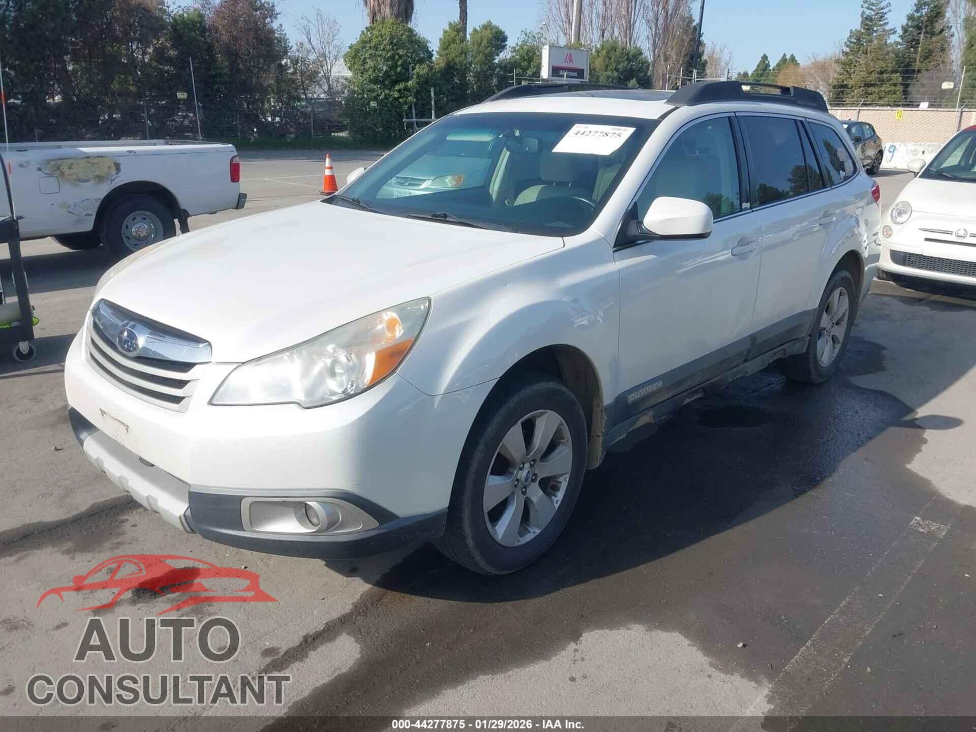 SUBARU OUTBACK 2012 - 4S4BRBLC3C3241890