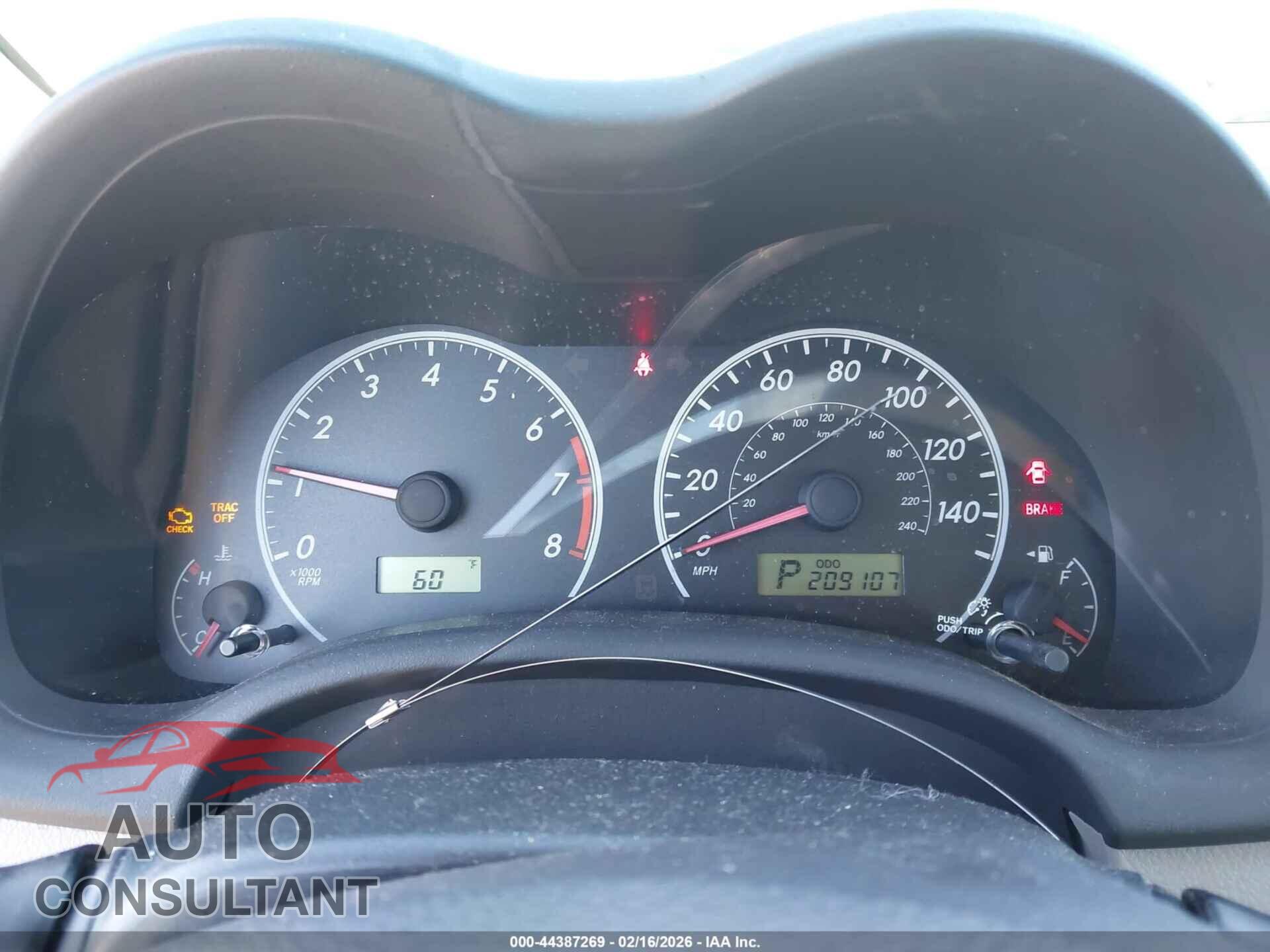 TOYOTA COROLLA 2012 - 2T1BU4EE5CC820402