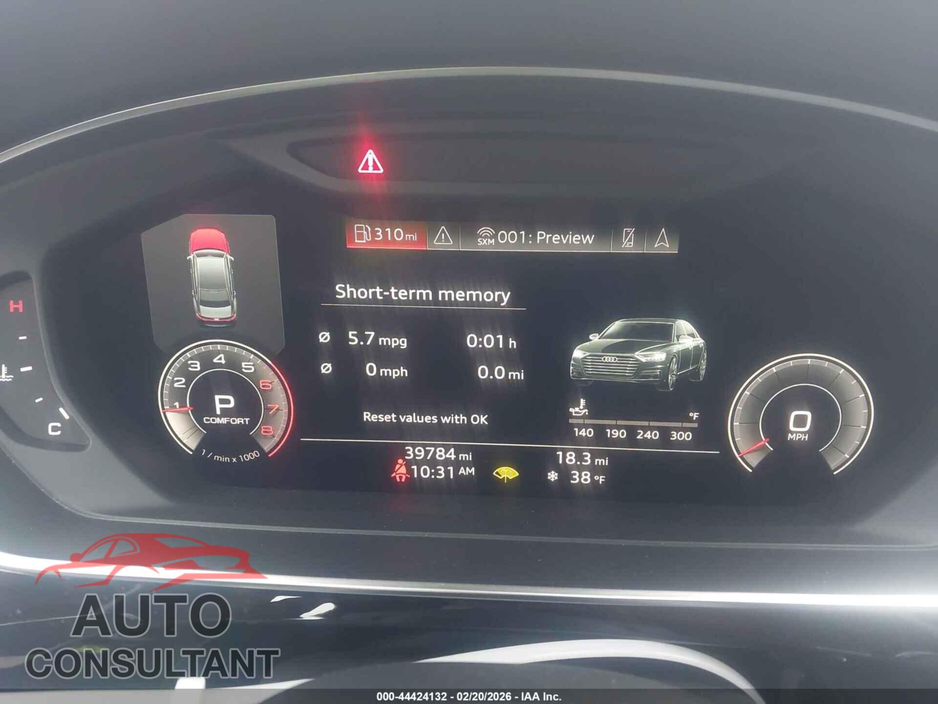AUDI A8 L 2019 - WAU8DAF88KN001314